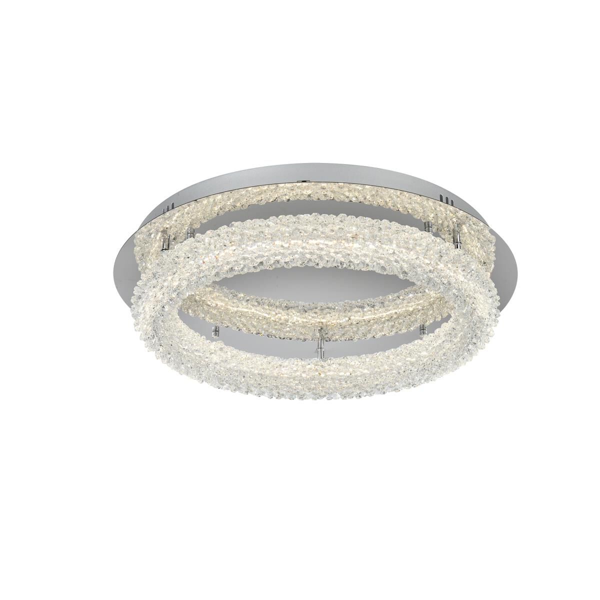 Bowen 22 Inch Semi Flush Mount by Elegant Lighting