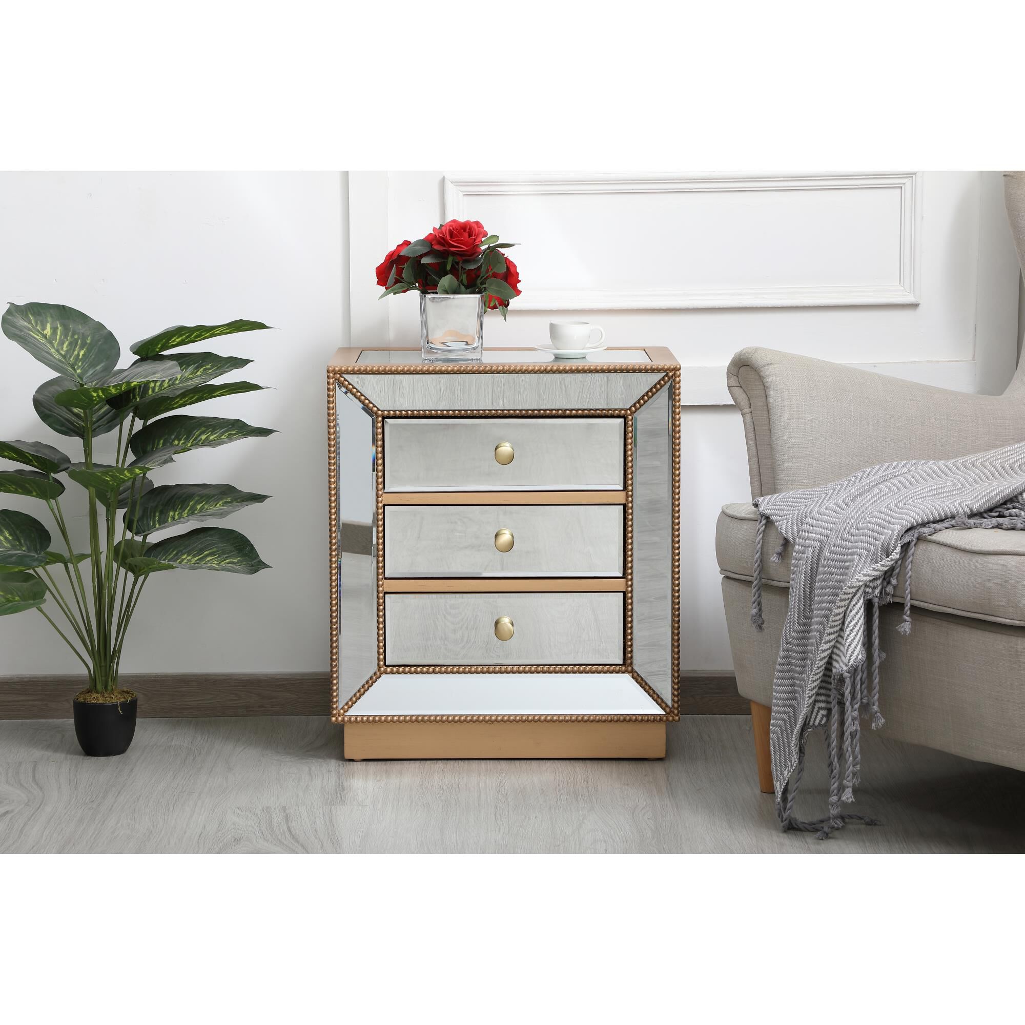 Shown in Antique Gold finish