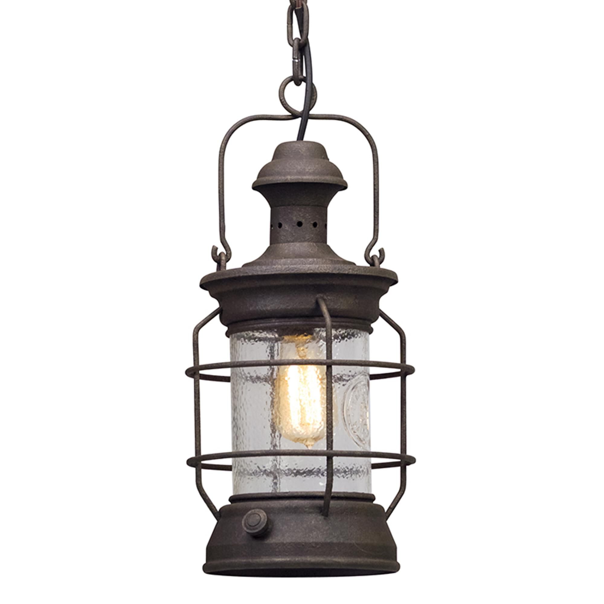 Atkins 8 Inch Outdoor Hanging Lantern by Troy Lighting
