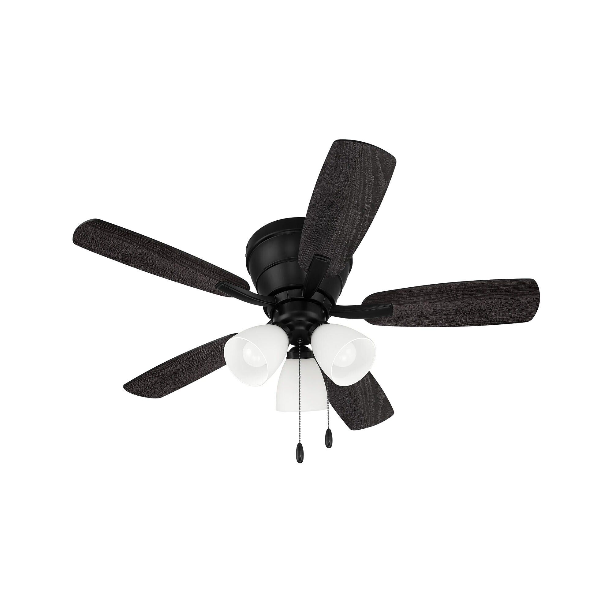 Wheeler 42 3-Light 42 Inch Flush Mount Fan with Light Kit,