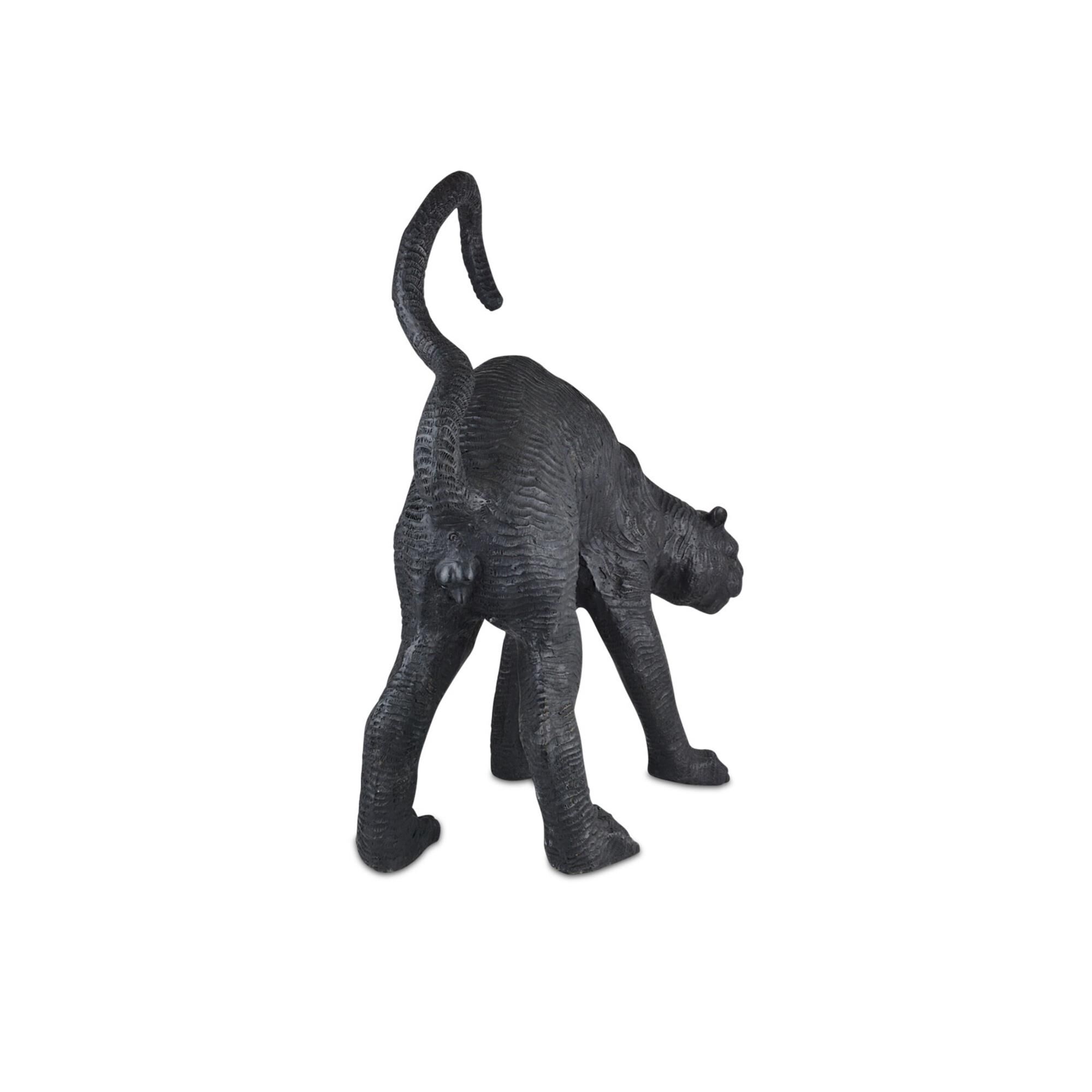 Standing Black Panther Sculpture,