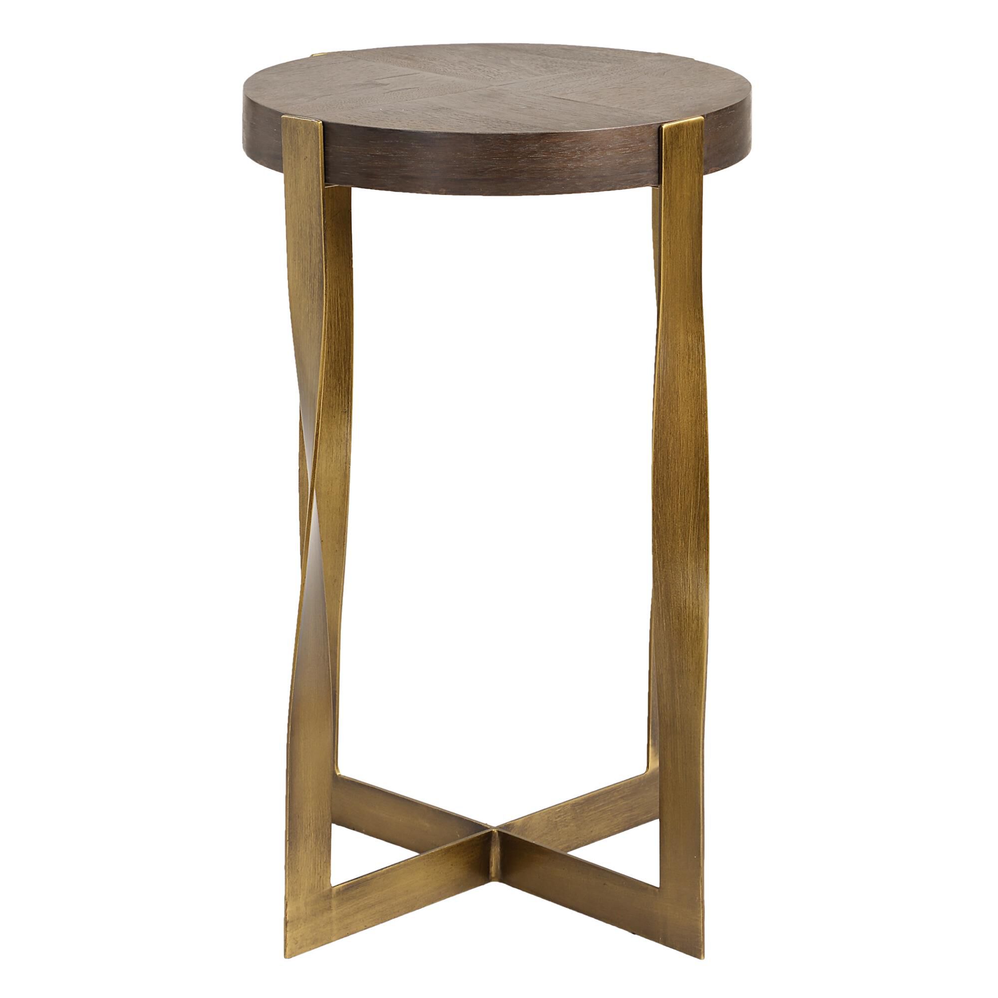 Shown in Brass and Woodtone finish