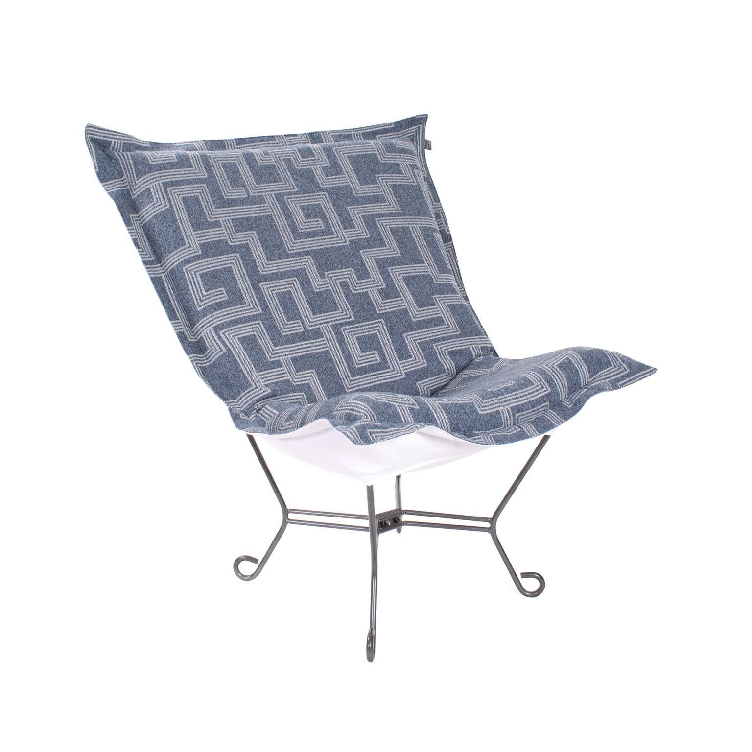 The Syros Puff Accent Chair by Howard Elliott Collection