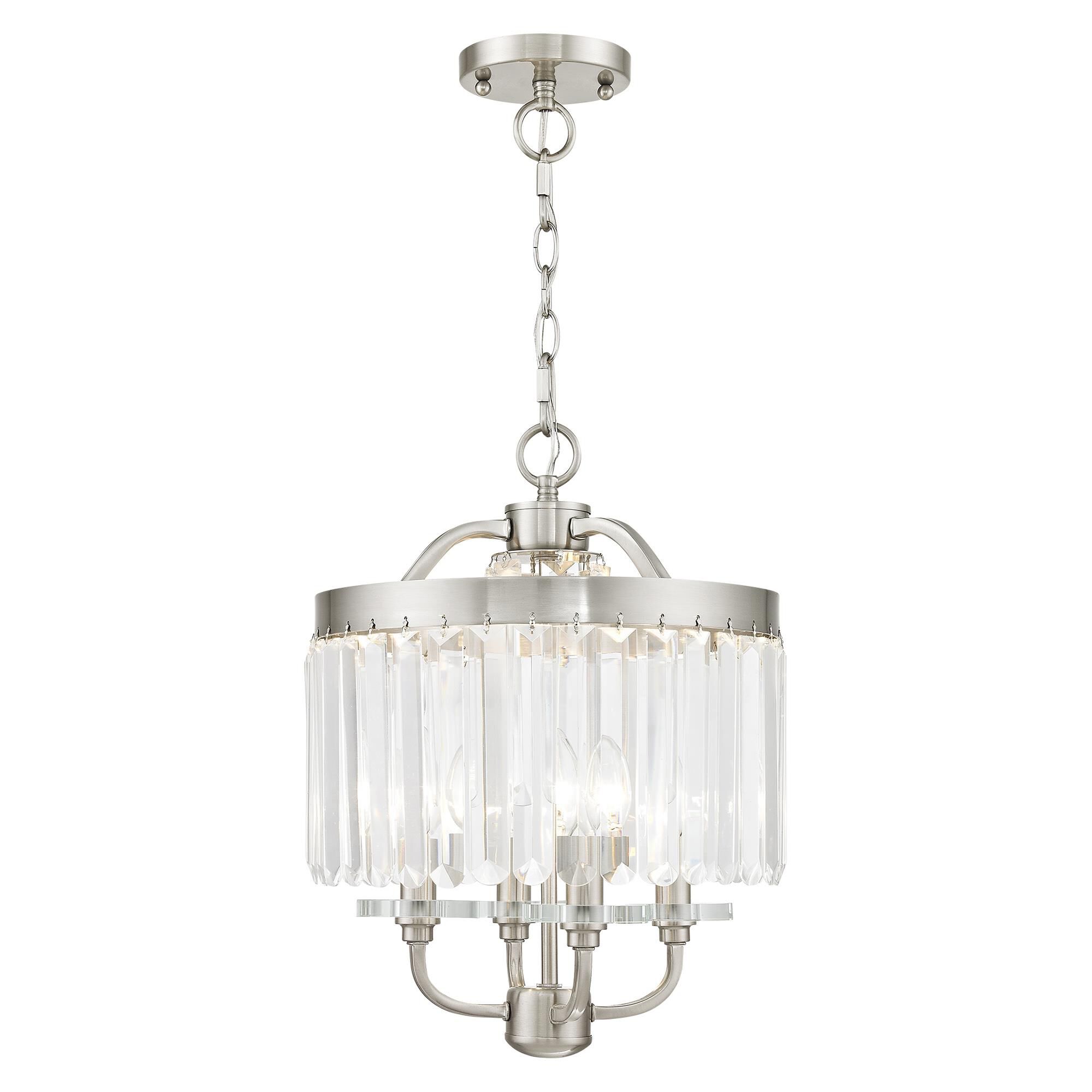 Ashton 13 Inch 4 Light Mini Chandelier by Livex Lighting