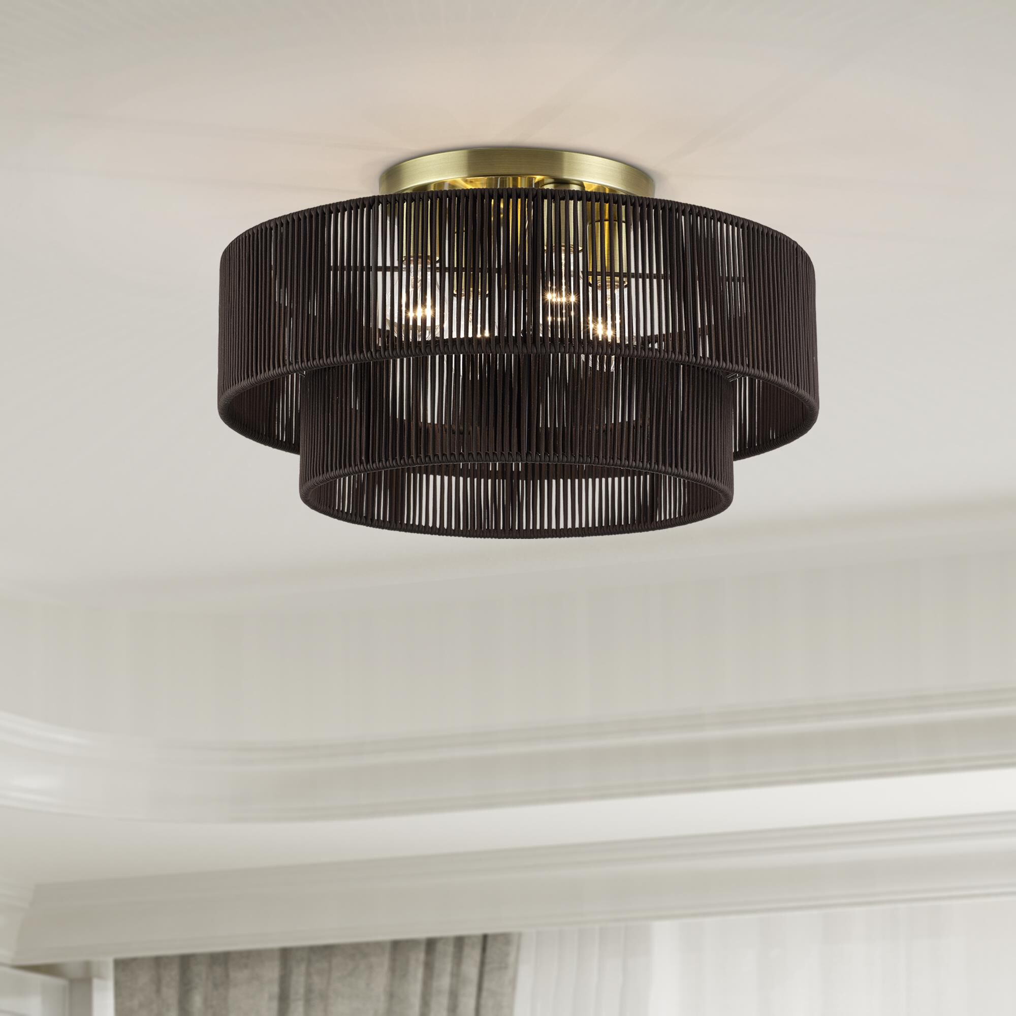 Acordia 21 Inch Semi Flush Mount by Livex Lighting