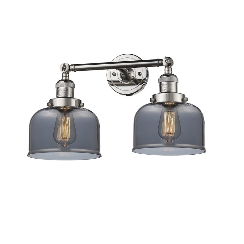 Bruno Marashlian Large Bell 19 Inch 2 Light Bath Vanity Light by Innovations Lighting