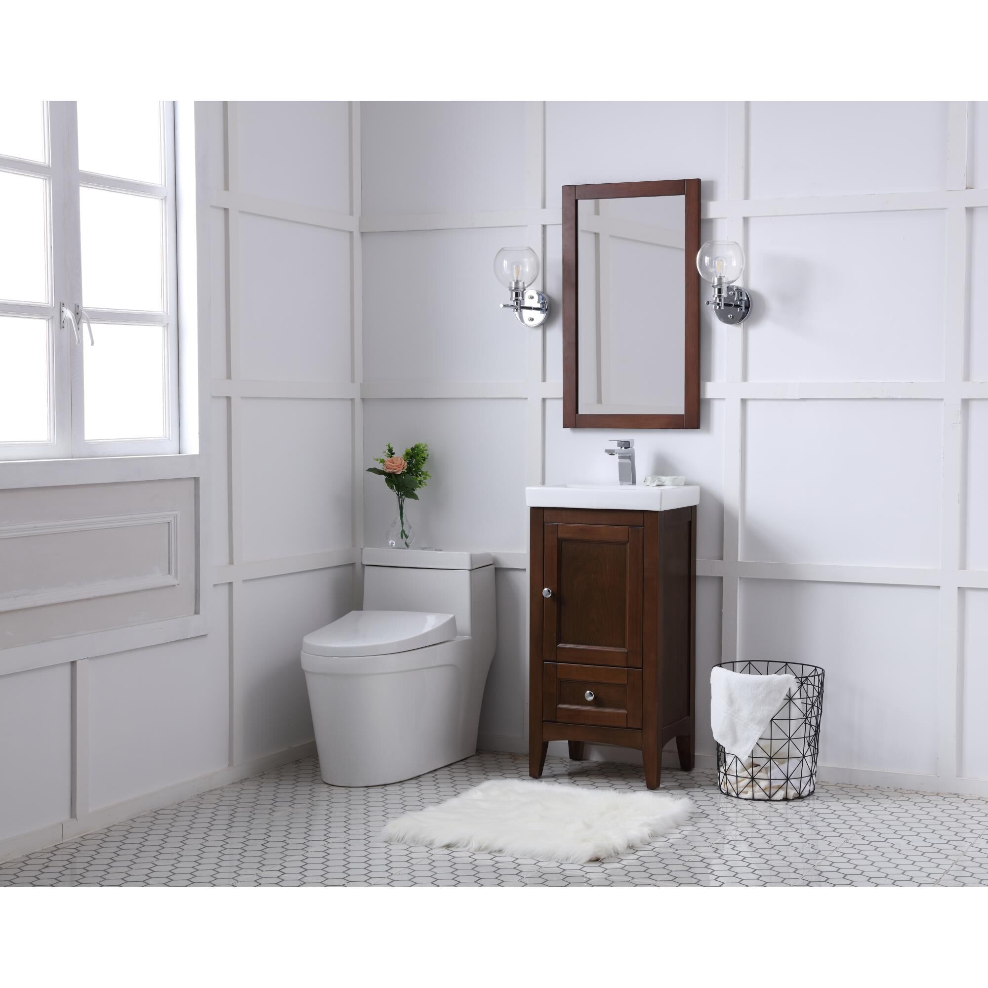 Shown in Antique Coffee finish