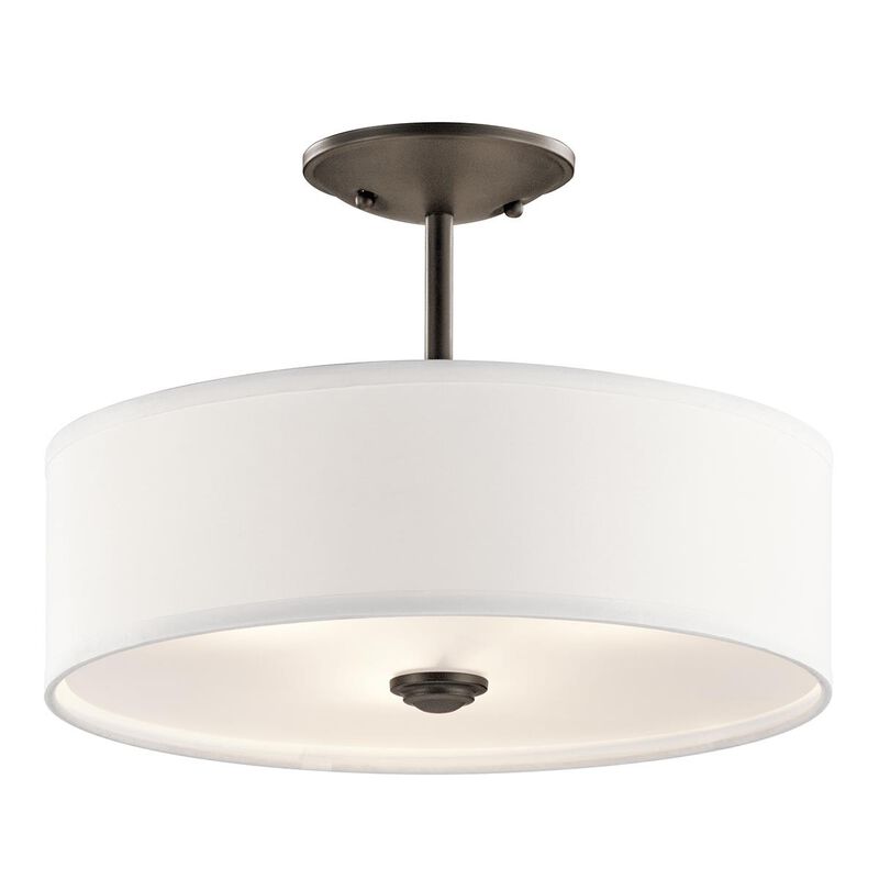 Shailene 14 Inch Semi Flush Mount by Kichler