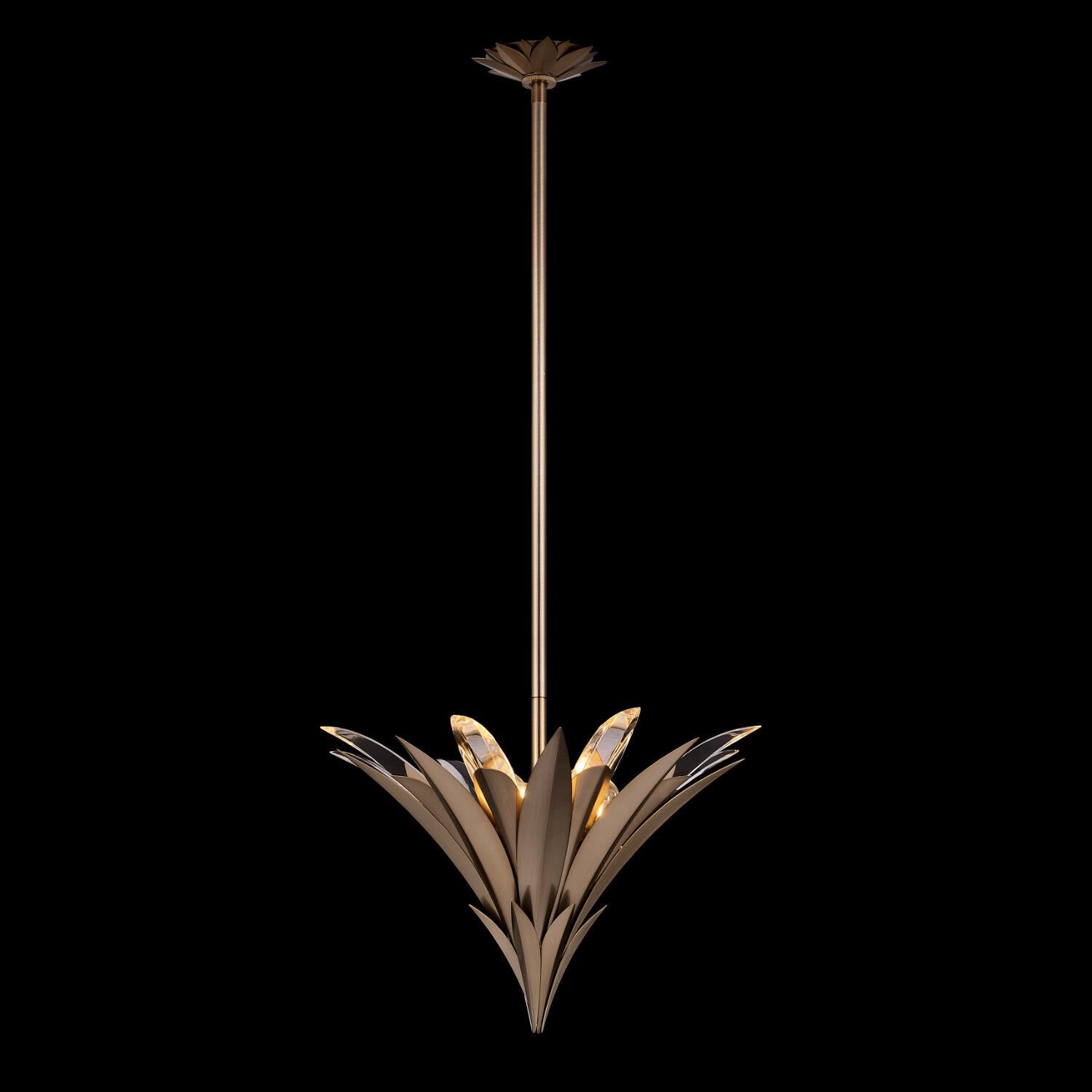 Shown in Winter Brass finish and Firenze Clear crystal and 0.0 glass and 0.0 shade