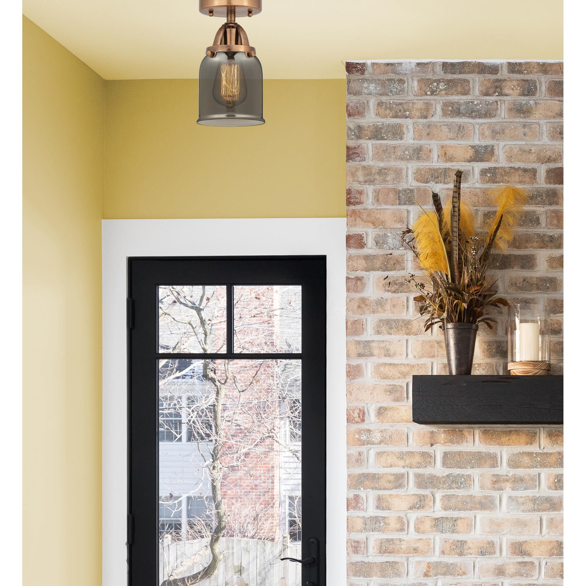 Bruno Marashlian Bell 5 Inch 1 Light Semi Flush Mount by Innovations Lighting