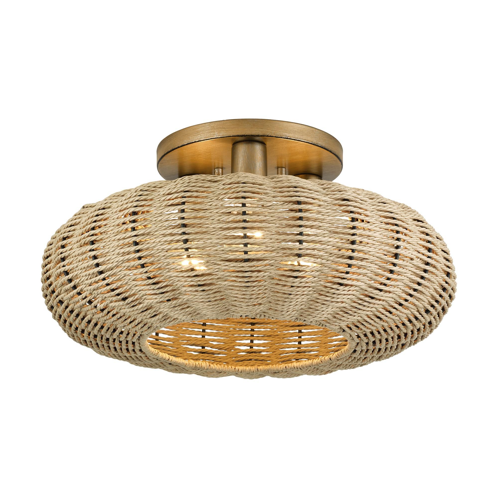 Summervine 18 Inch Semi Flush Mount by Livex Lighting
