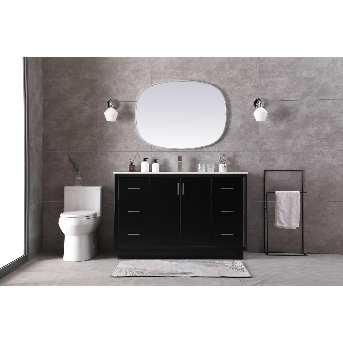 Hayes 54 Inch Bath Vanity by Elegant Decor