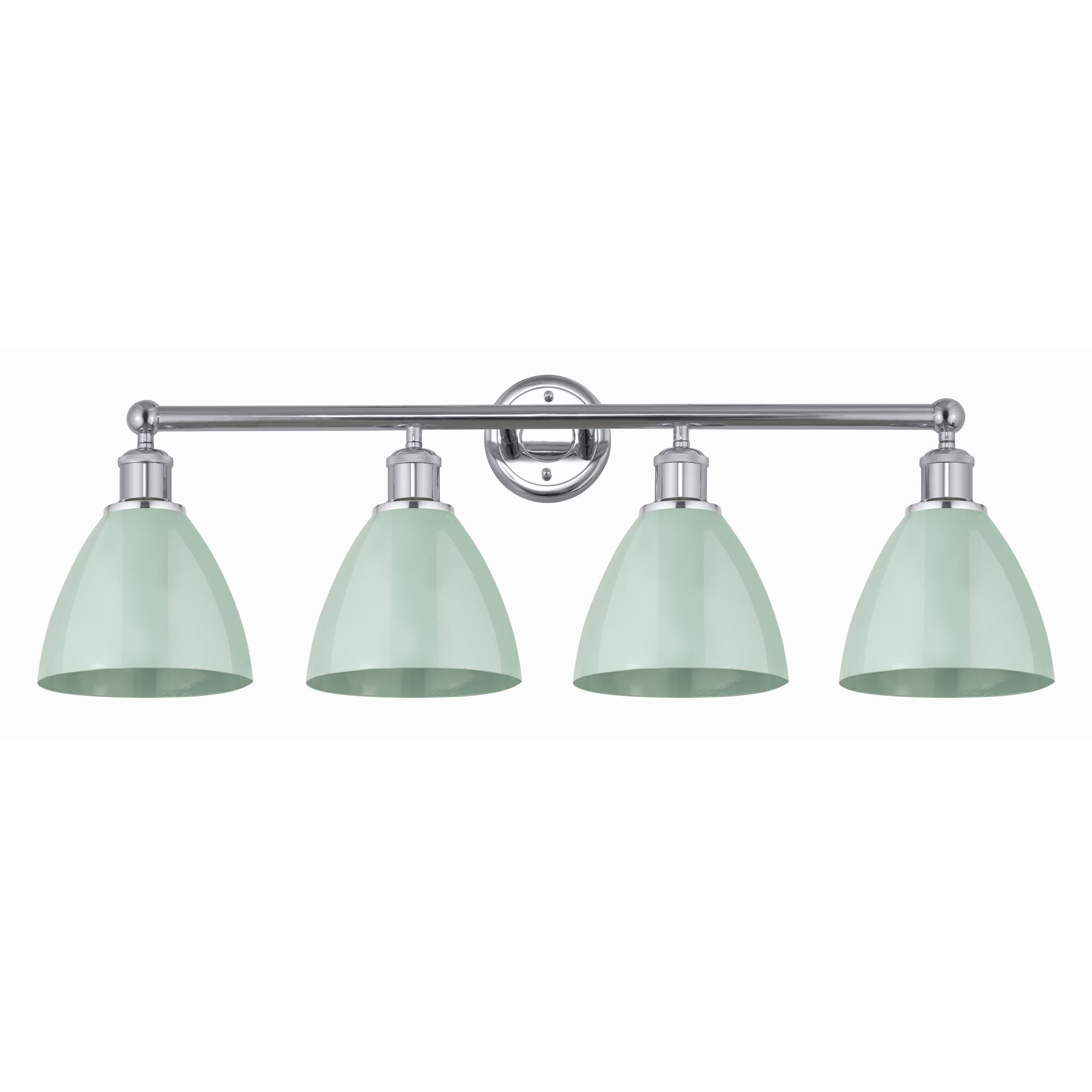 Shown in Polished Chrome finish and Seafoam shade