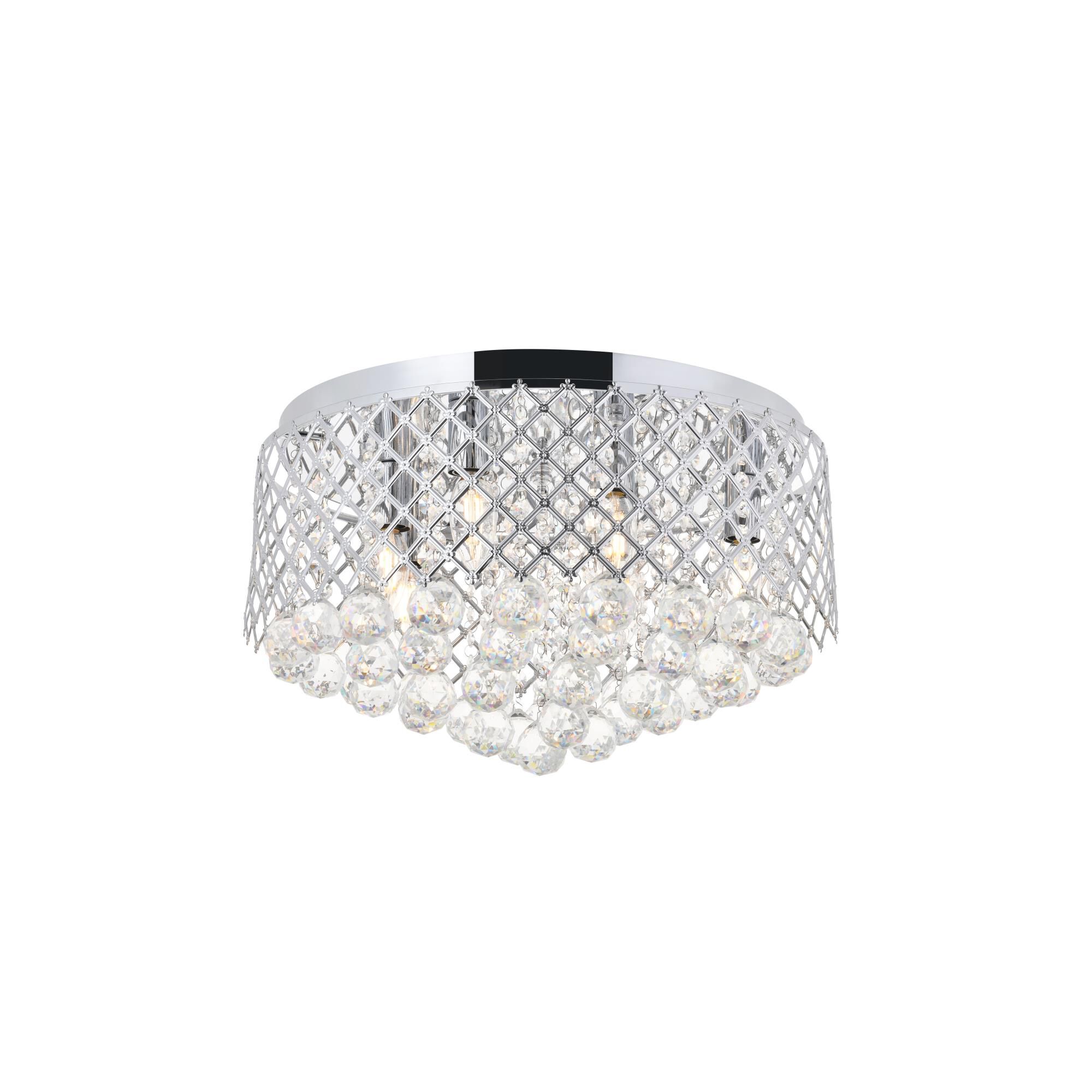 Shown in Chrome finish and Clear Royal Cut crystal