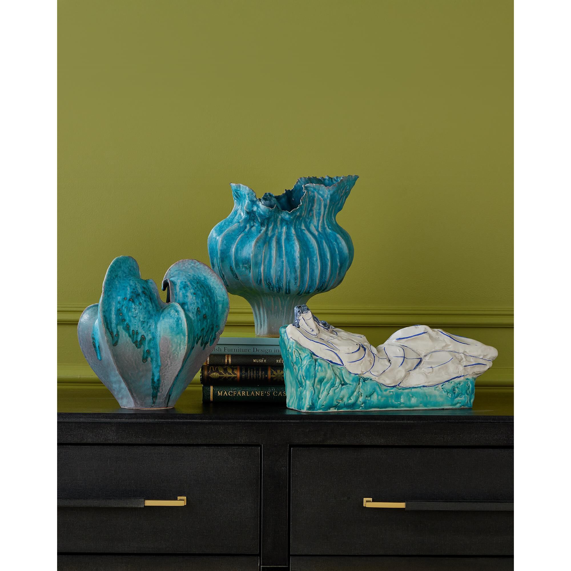 Reclining Sculpture by Currey and Company