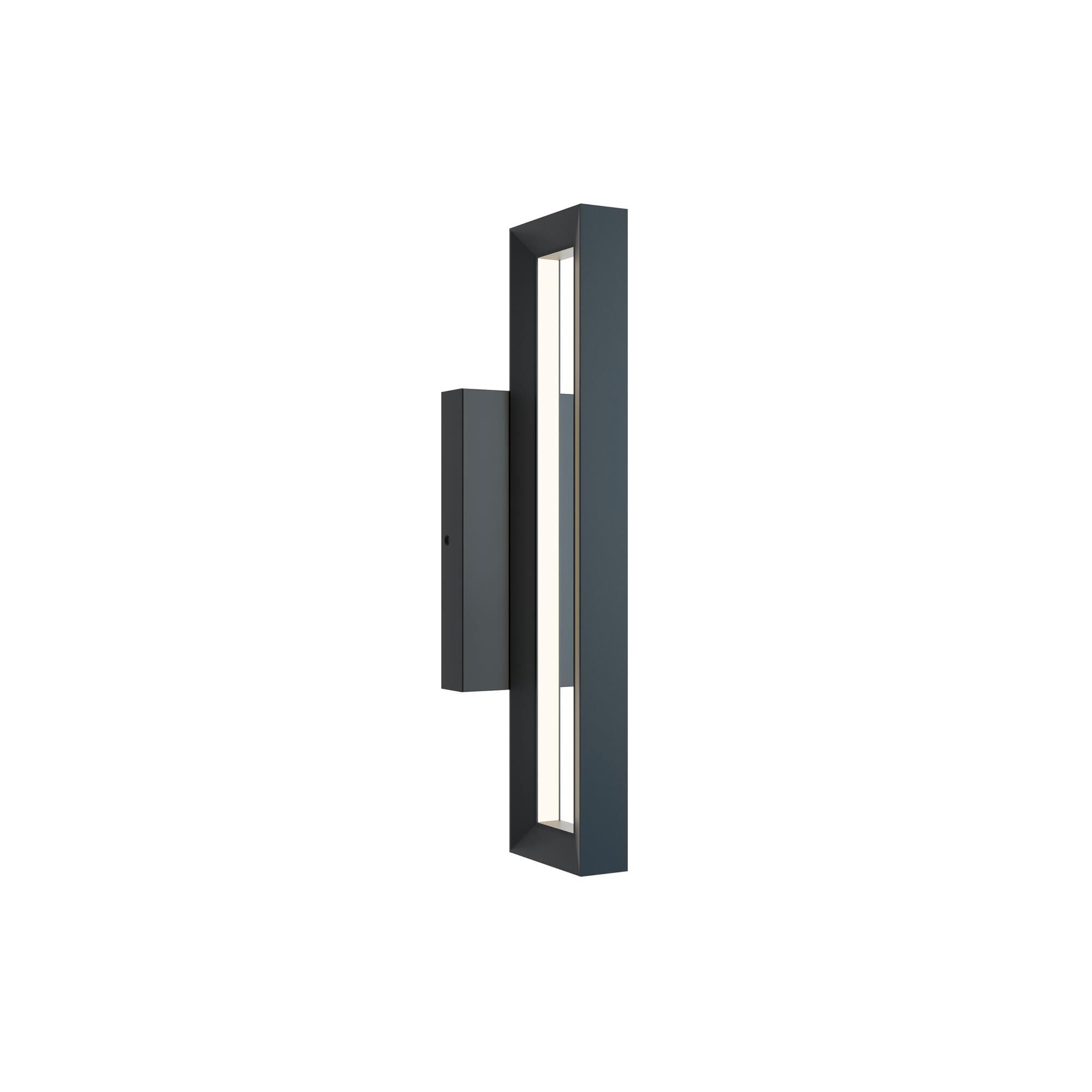 Shown in Black finish and White Acrylic shade