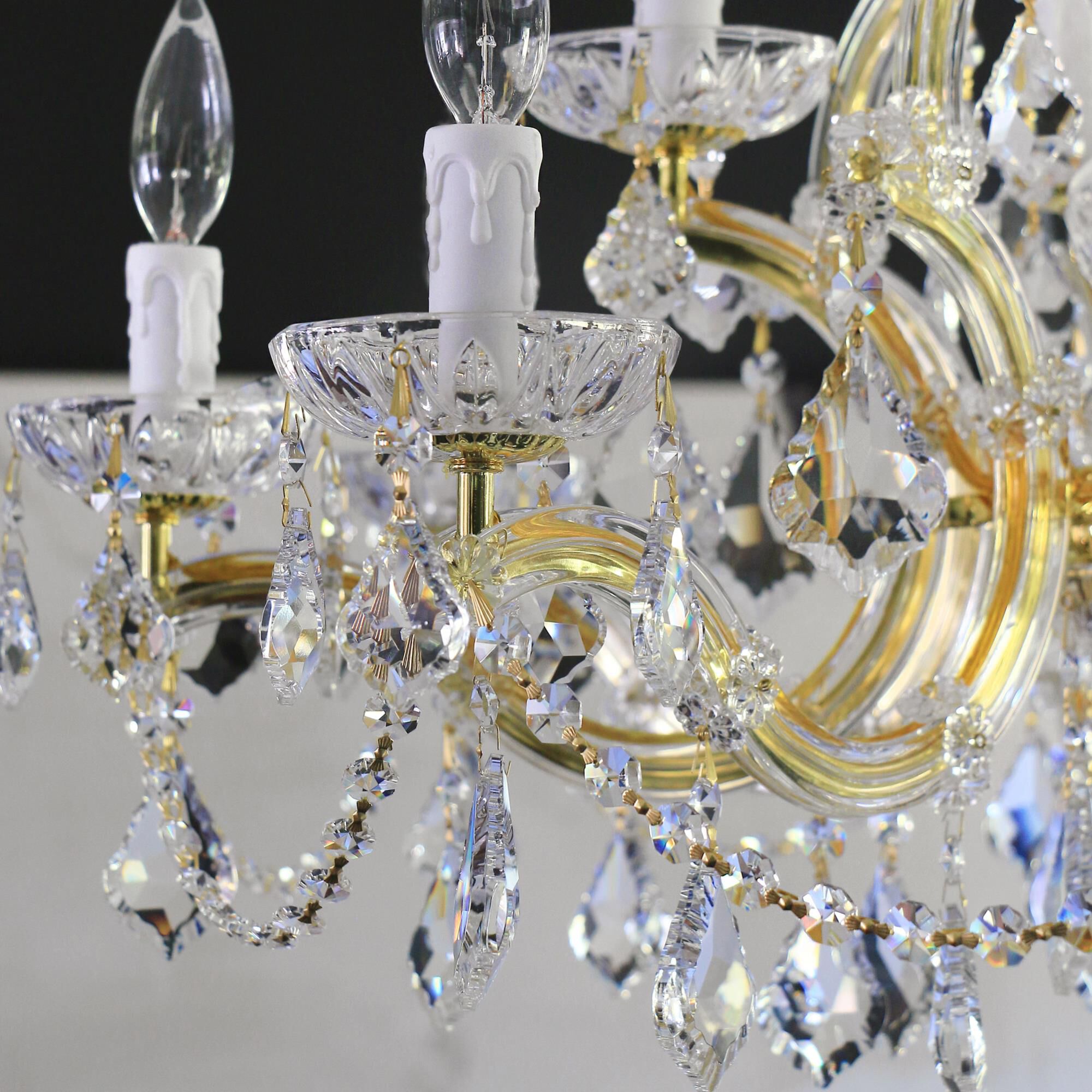 Maria Theresa 29 Inch 12 Light Chandelier by Crystorama