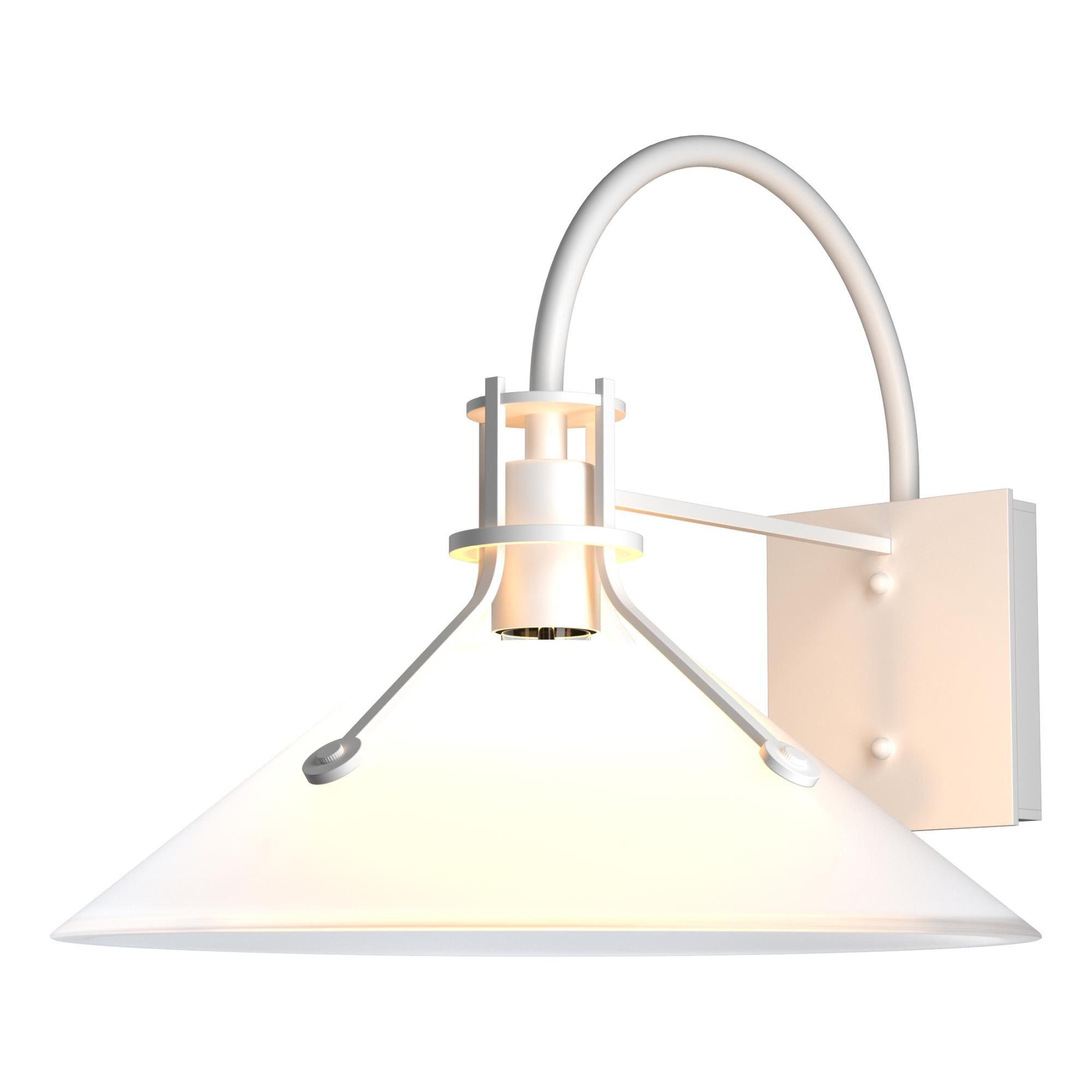 Shown in Coastal White finish and Frosted glass