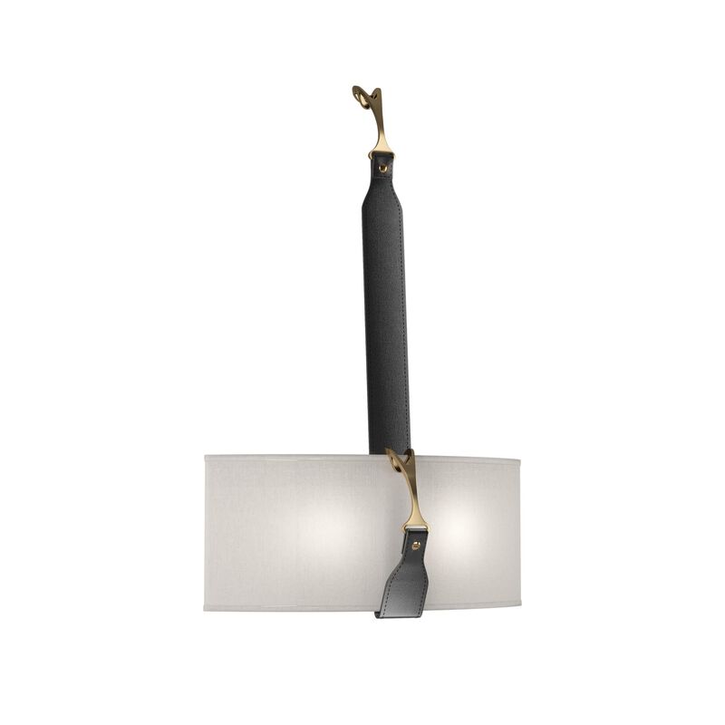 Saratoga Large 2 Light Wall Sconce by Hubbardton Forge