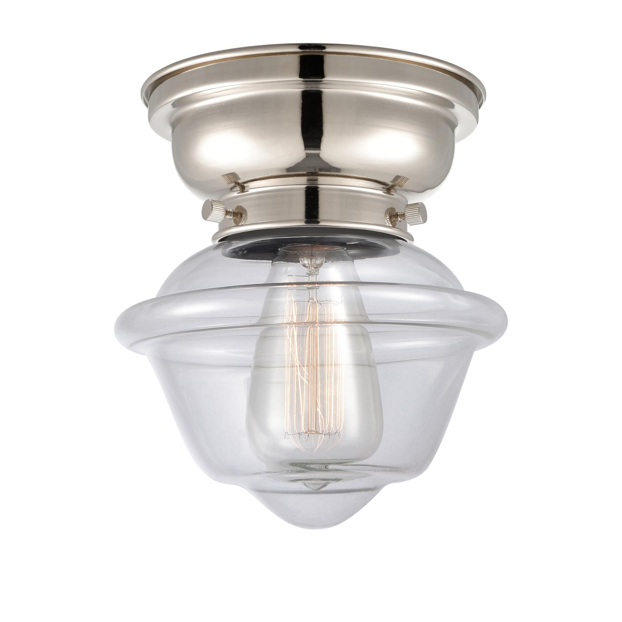 Bruno Marashlian Small Oxford 7 Inch 1 Light Flush Mount by Innovations Lighting