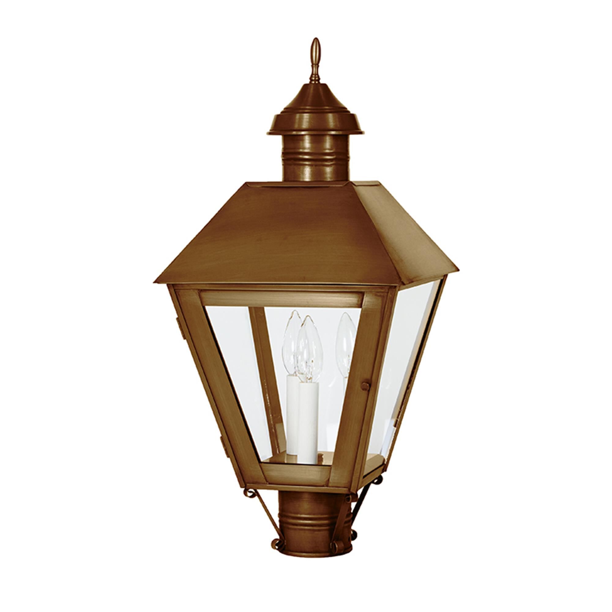 Boston 27 Inch 3 Light Outdoor Post Lamp,
