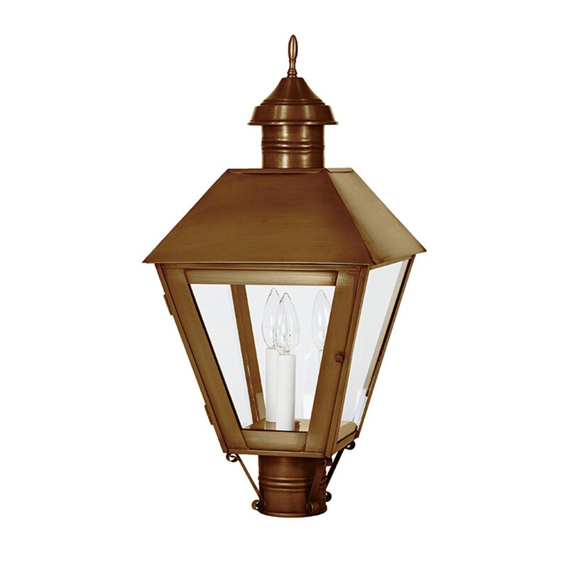 Boston 27 Inch 3 Light Outdoor Post Lamp by Northeast Lantern