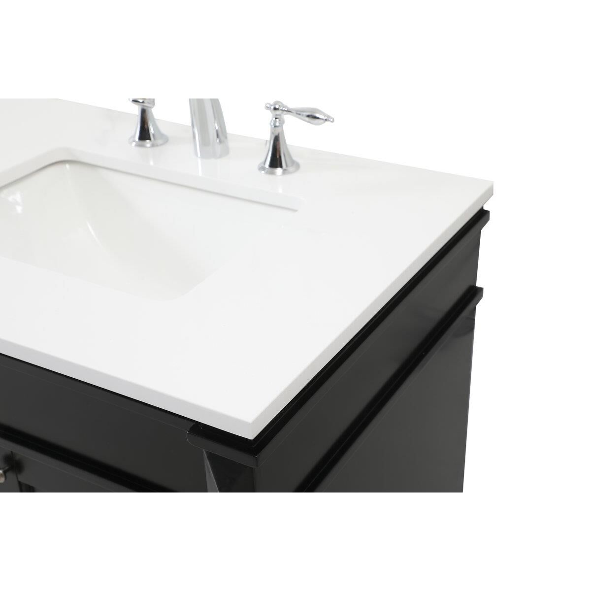 Shown in Black finish