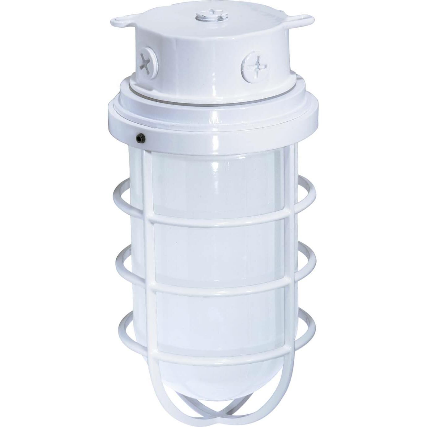 Shown in White finish and Frosted glass