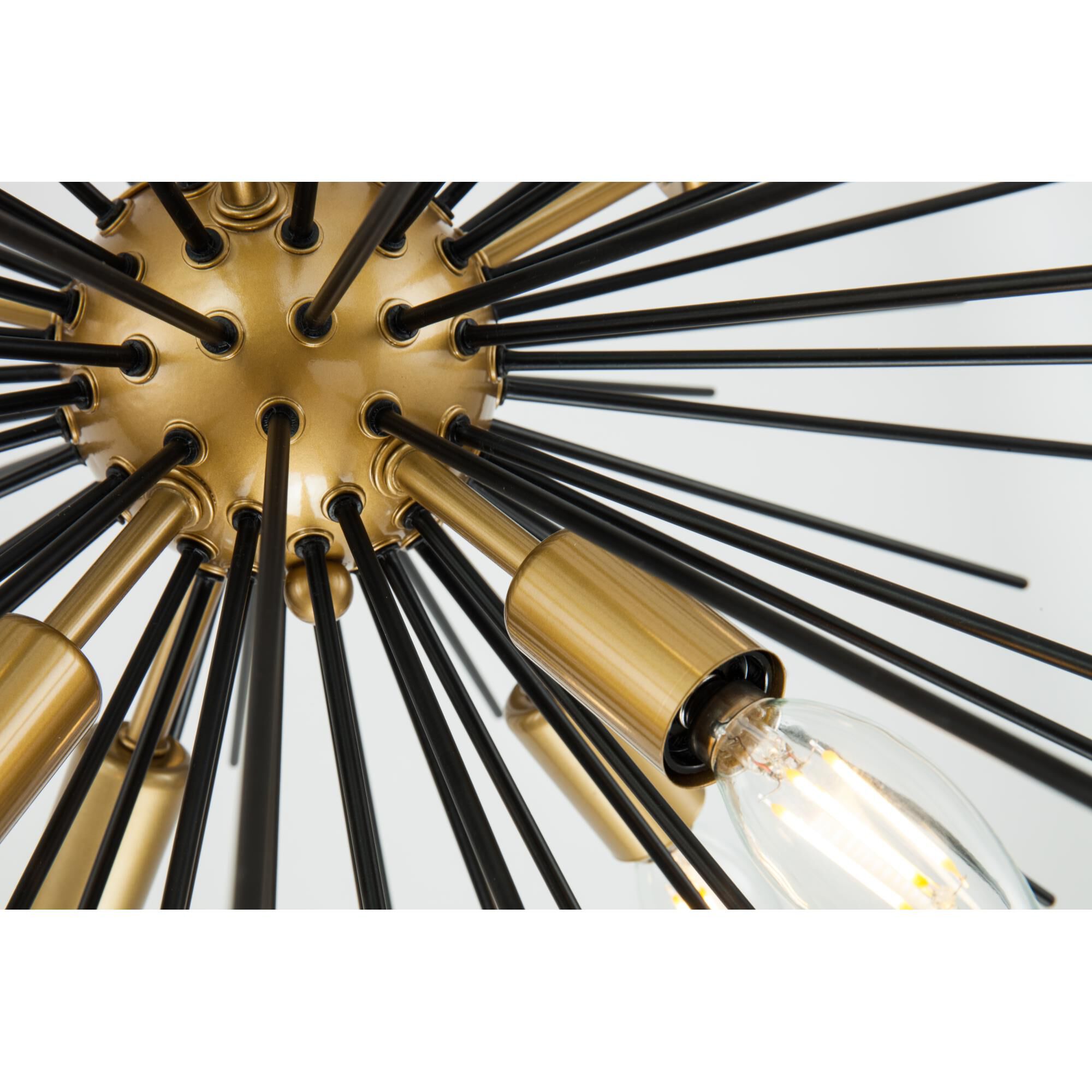 Shown in Brass And Black finish