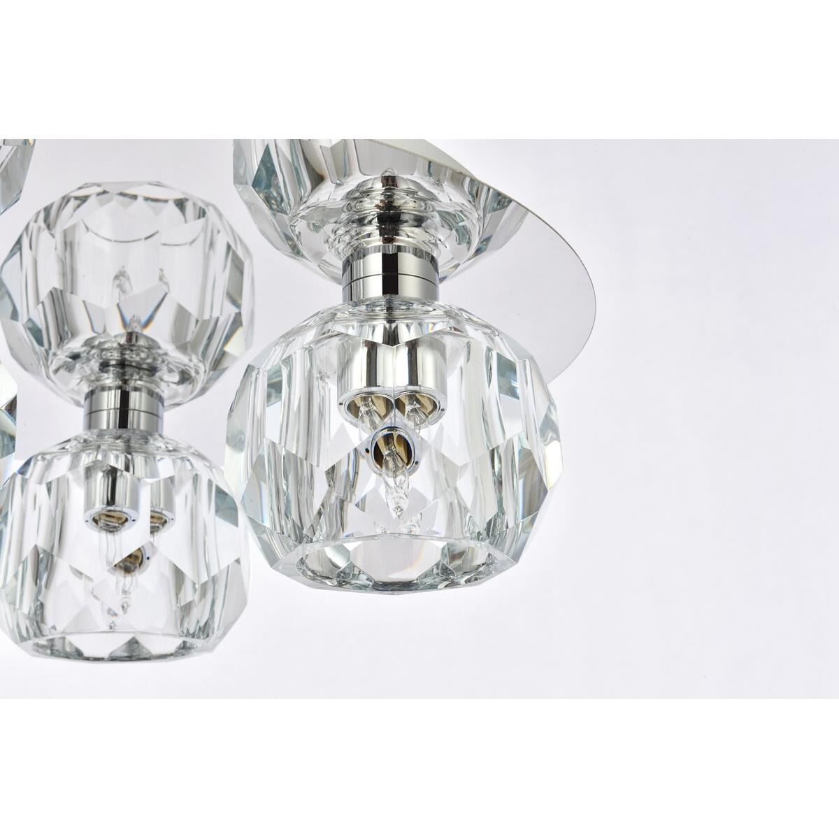 Graham 12 Inch 3 Light LED Flush Mount by Elegant Lighting