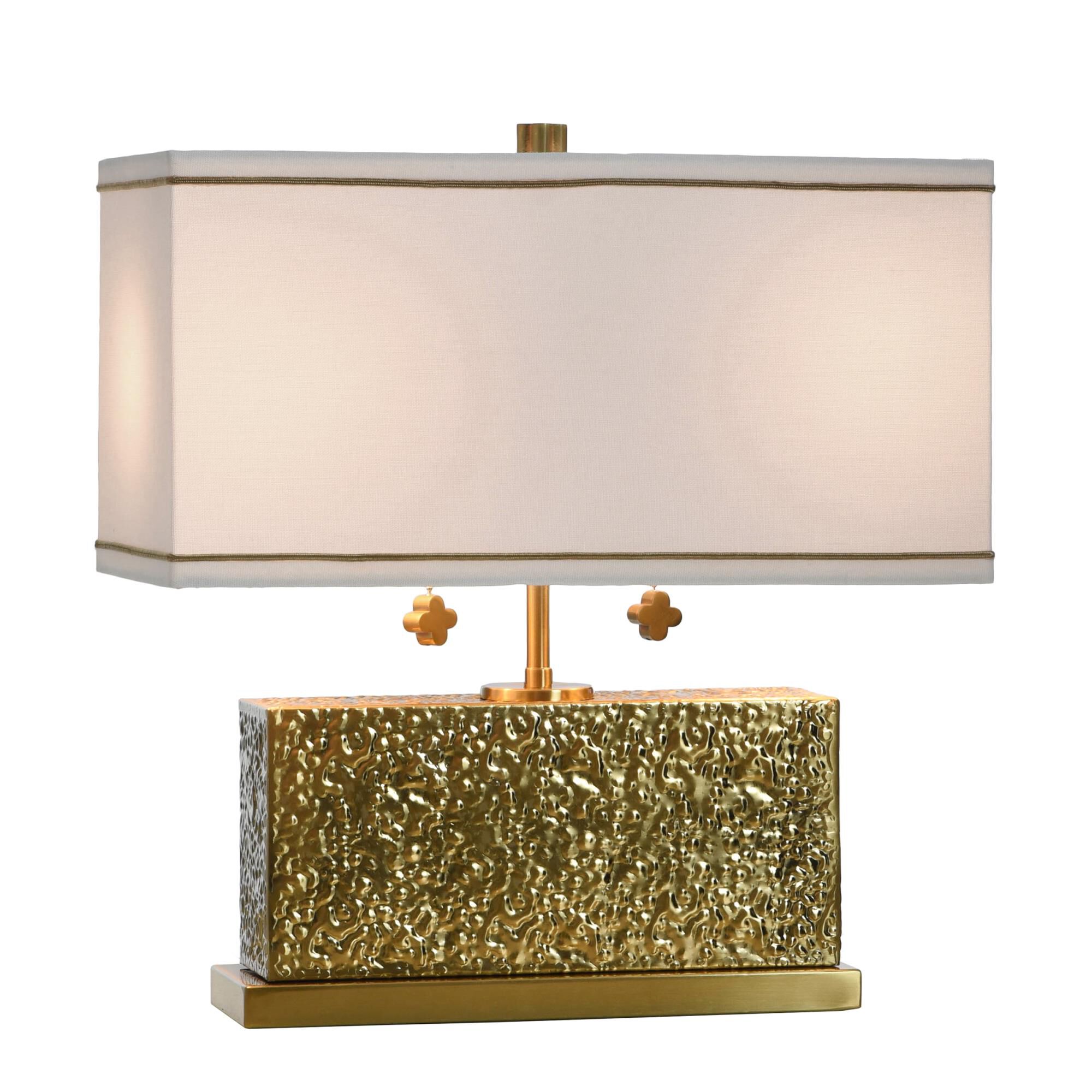 Shown in Hammered Steel finish and Off-White shade