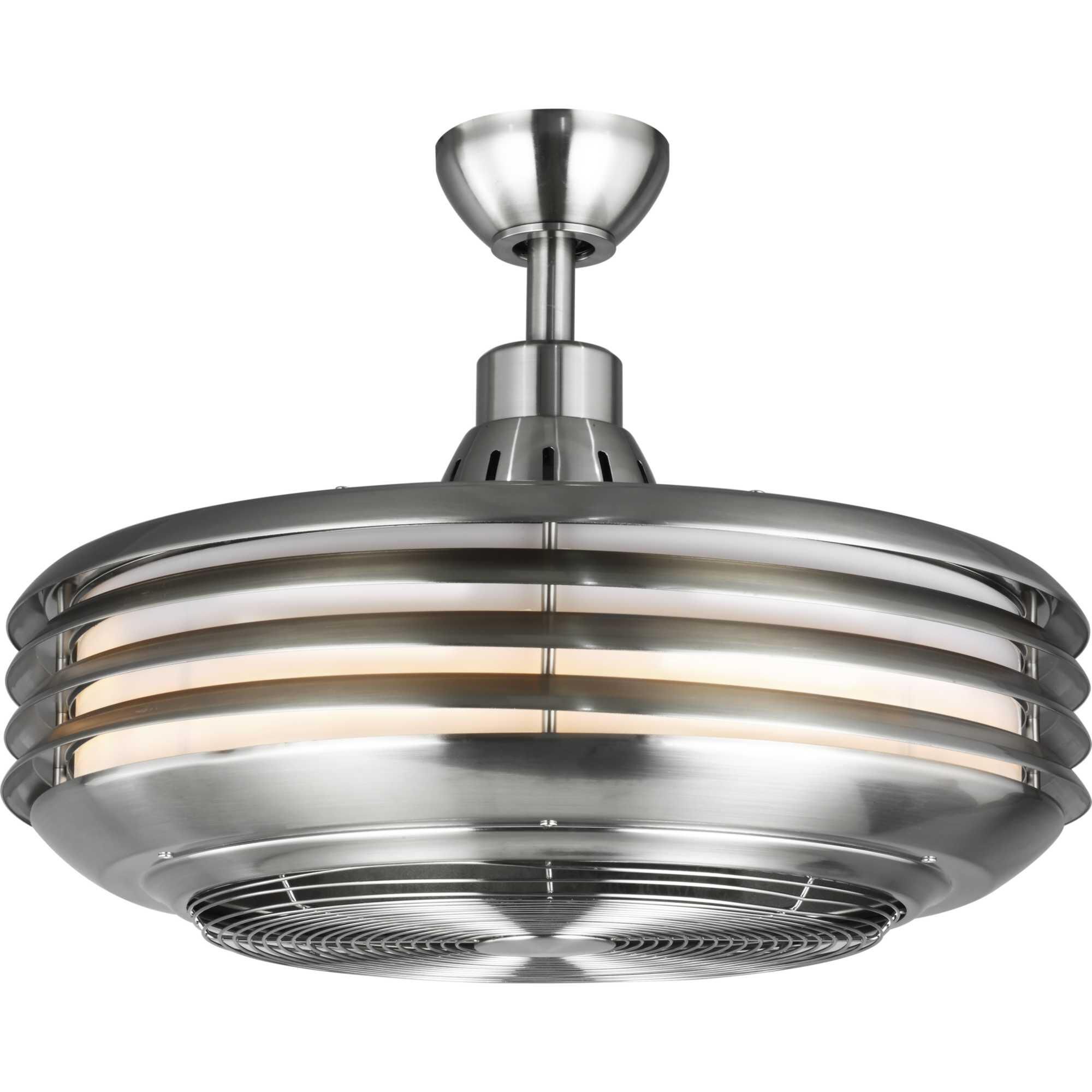 Shown in Brushed Nickel finish and White Shatterproof glass and Plastic shade