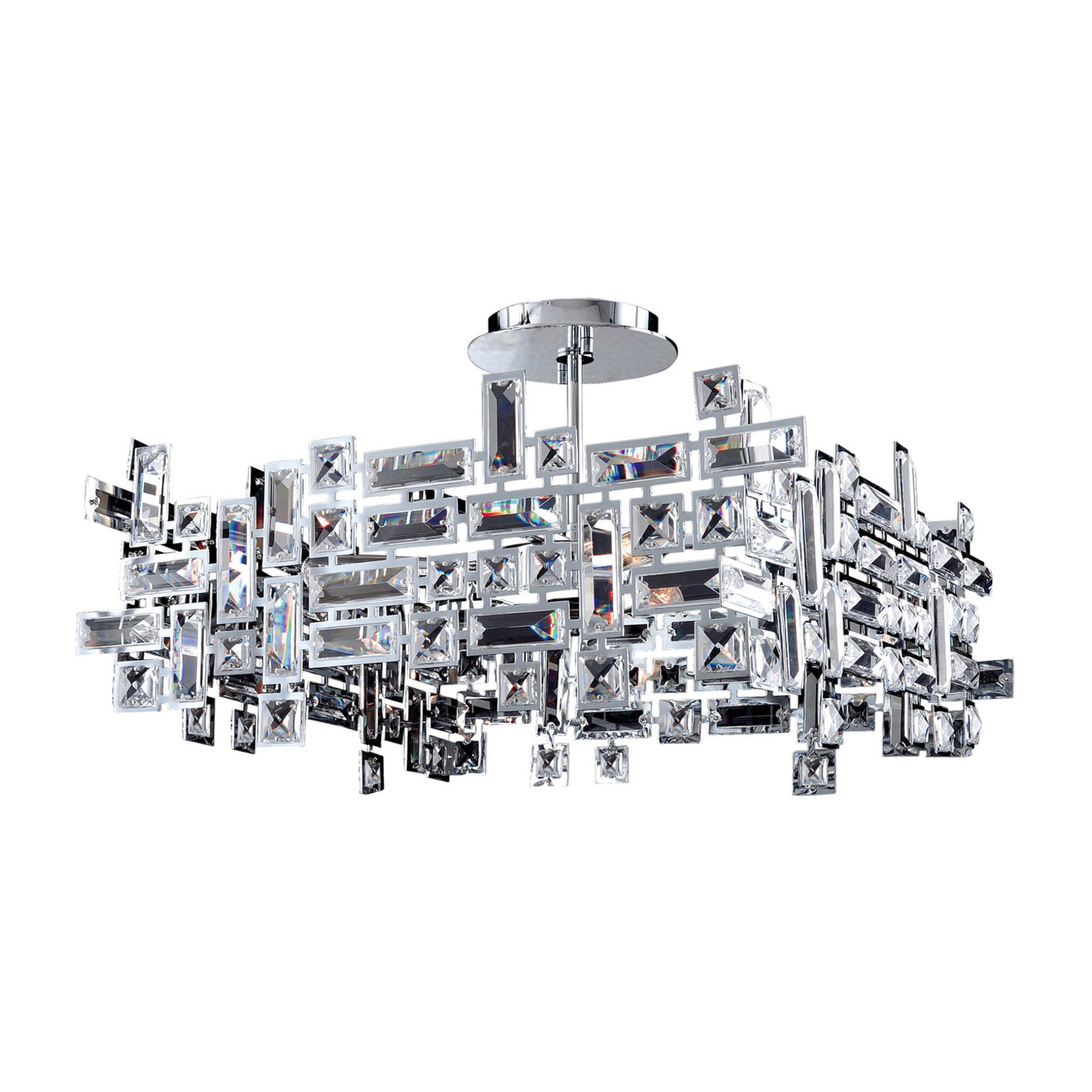 Shown in Chrome finish and Swarovski Elements Clear crystal