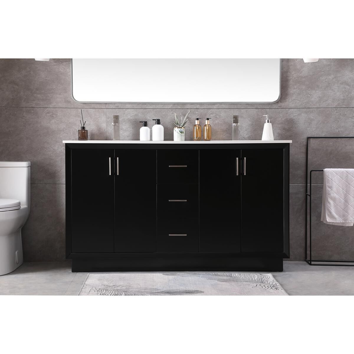 Shown in Black finish