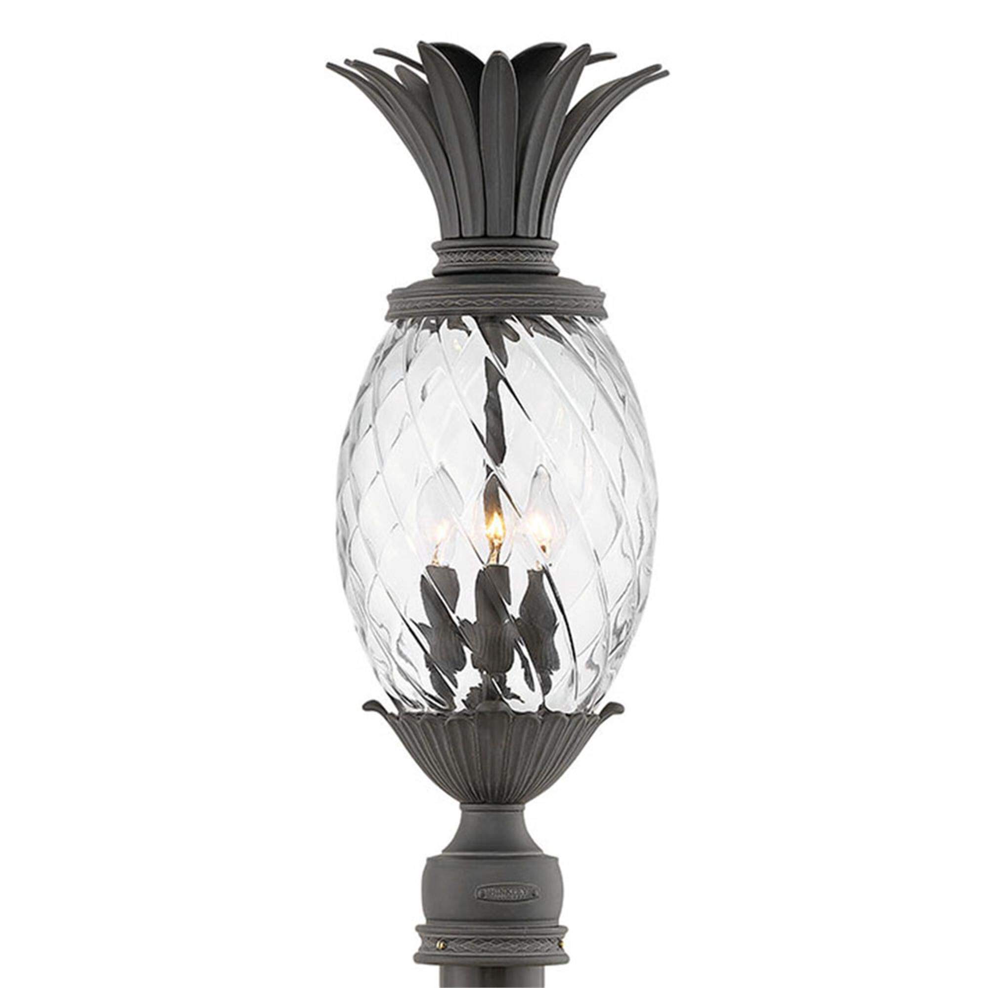 Plantation 25 Inch 3 Light Outdoor Post Lamp,