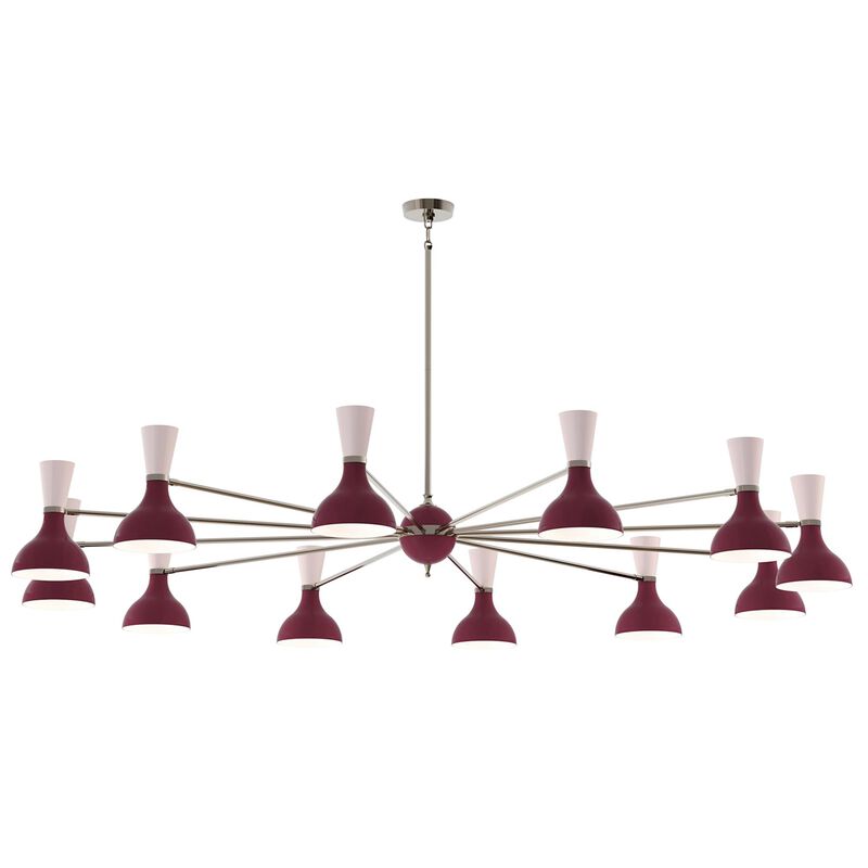 Clare 76 Inch Chandelier by Robert Abbey