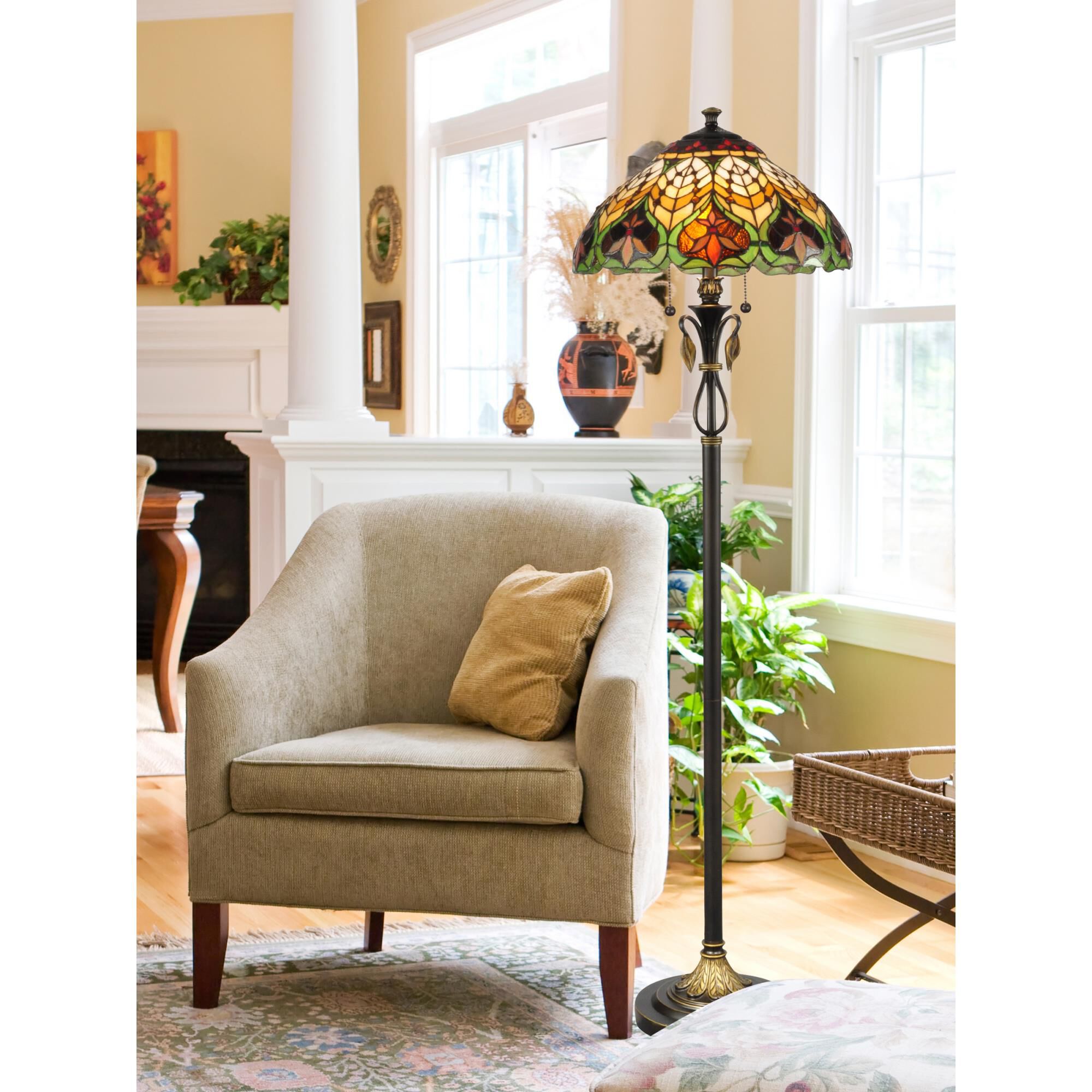 Markus 62 Inch Floor Lamp by Dale Tiffany