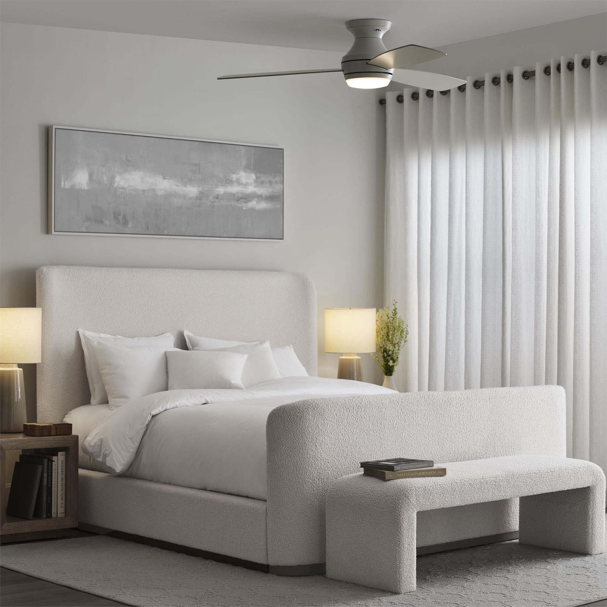 Ikon 52 Led 52 Inch Ceiling Fan with Light Kit,