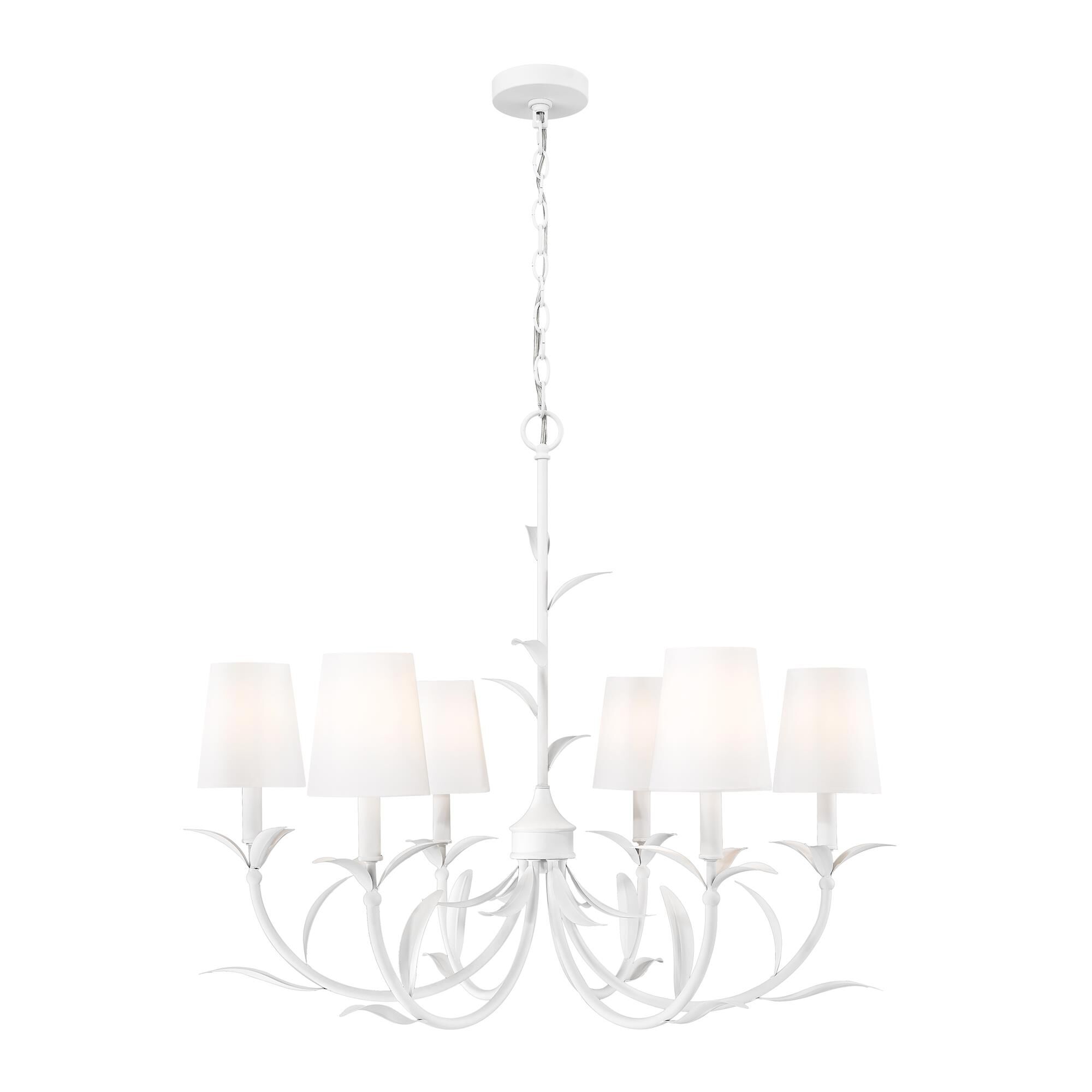 Shown in Textured White finish and White glass