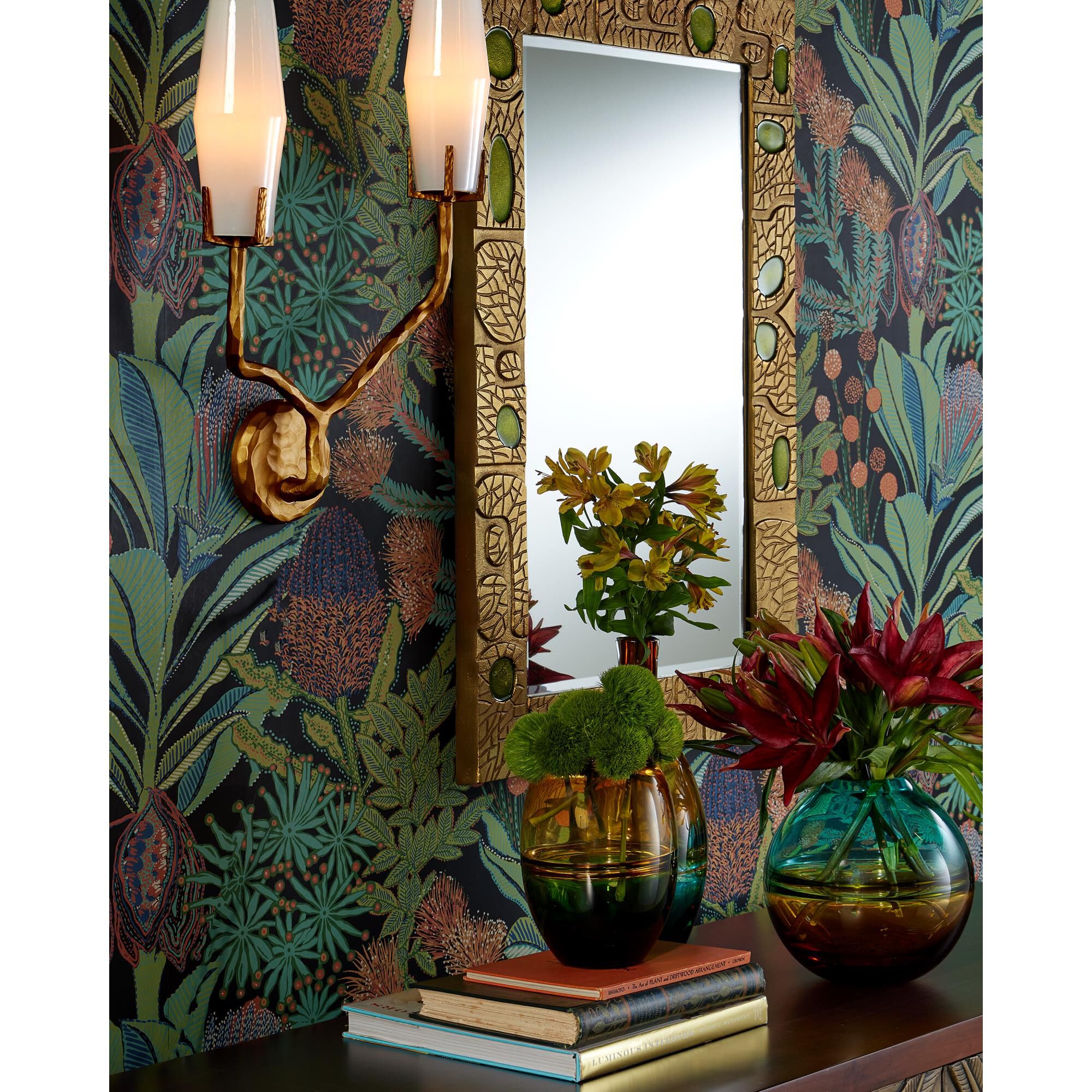 Shown in Aqua Blue, Amber and Green finish