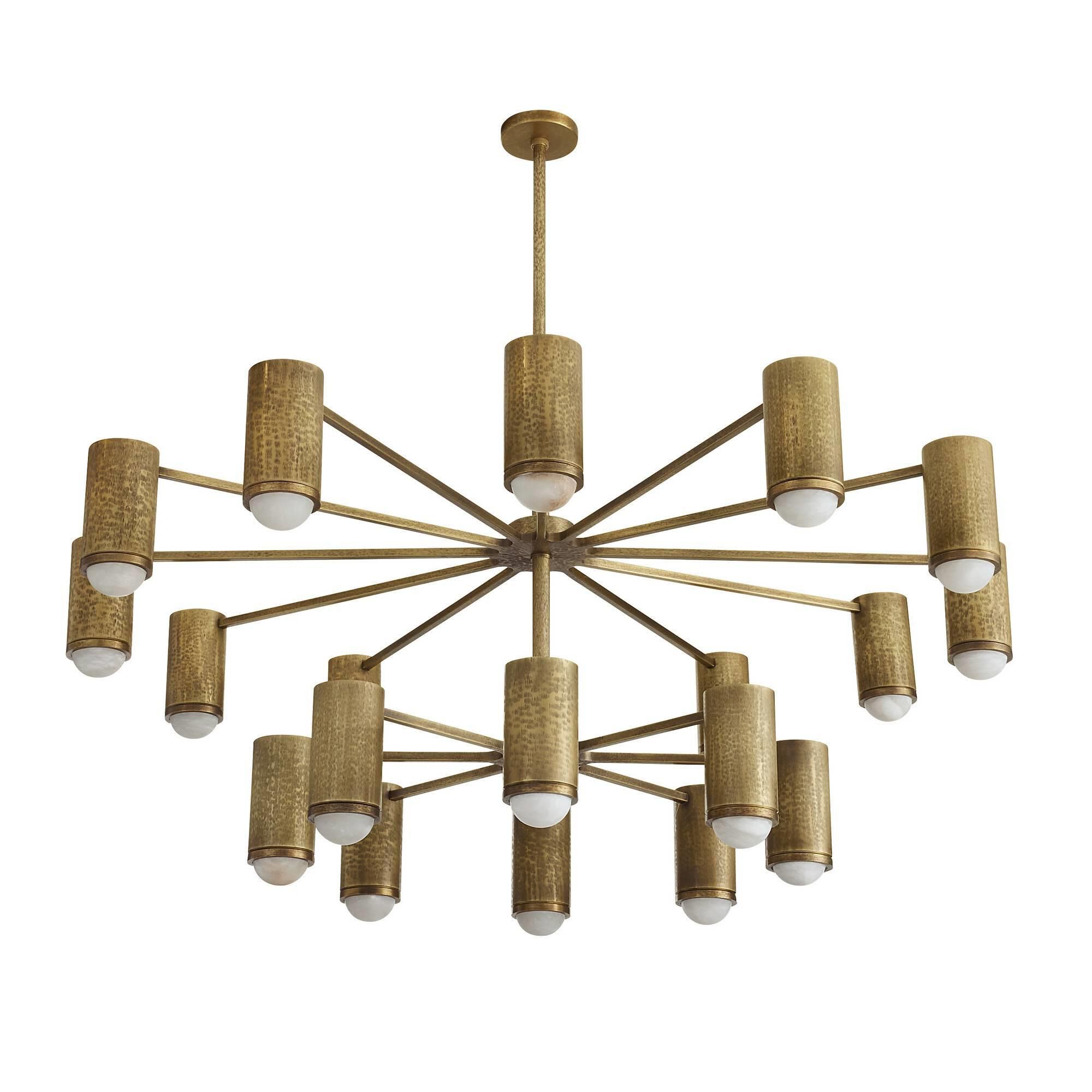 Shown in Antique Brass and White finish