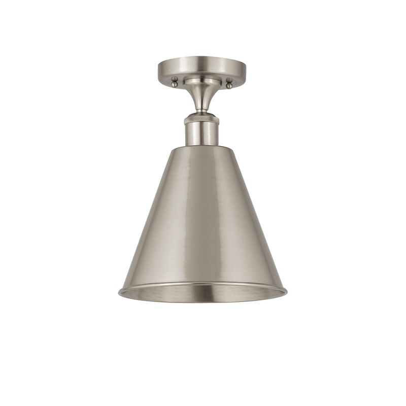 Bruno Marashlian Ballston Cone 8 Inch 1 Light Semi Flush Mount by Innovations Lighting