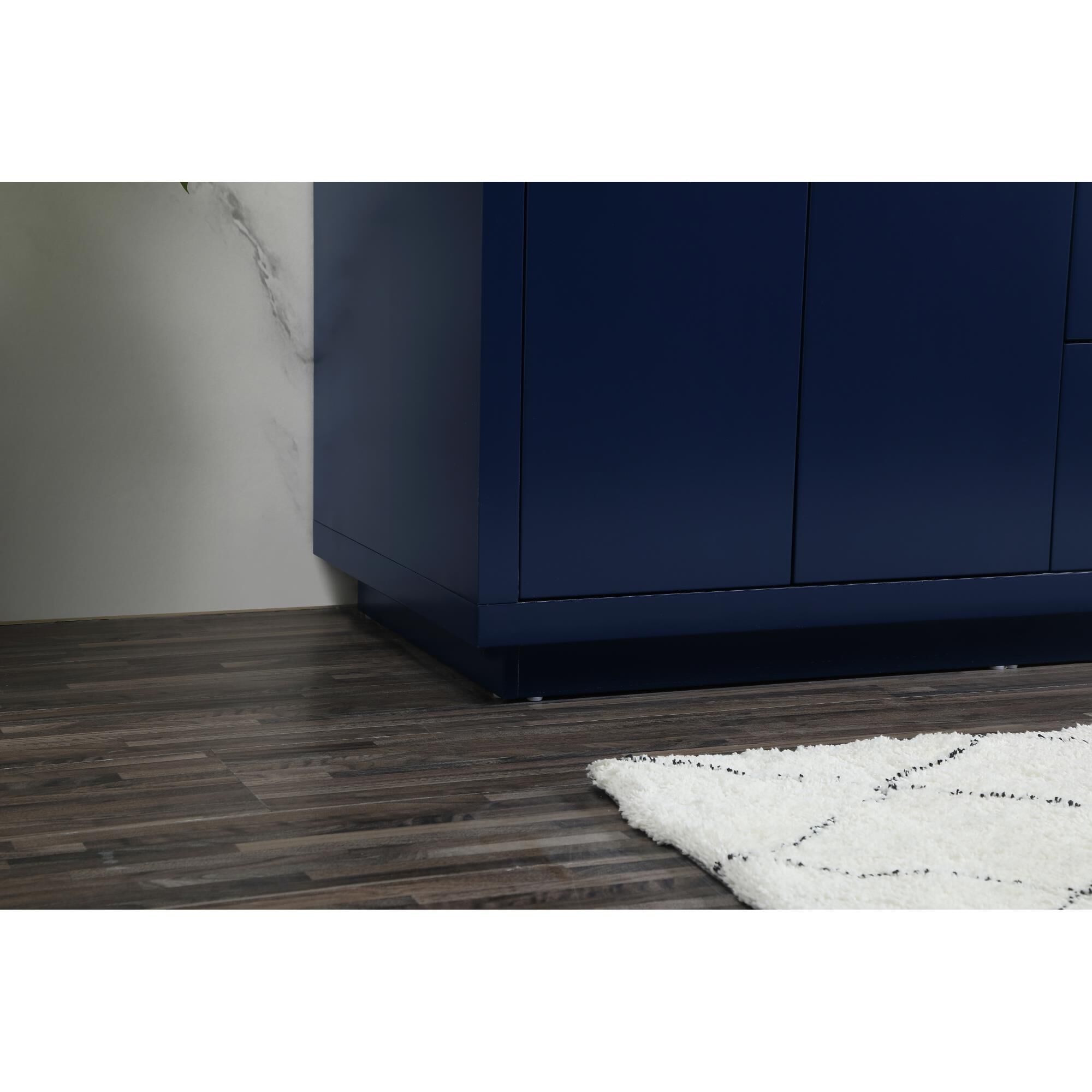 Shown in Blue finish