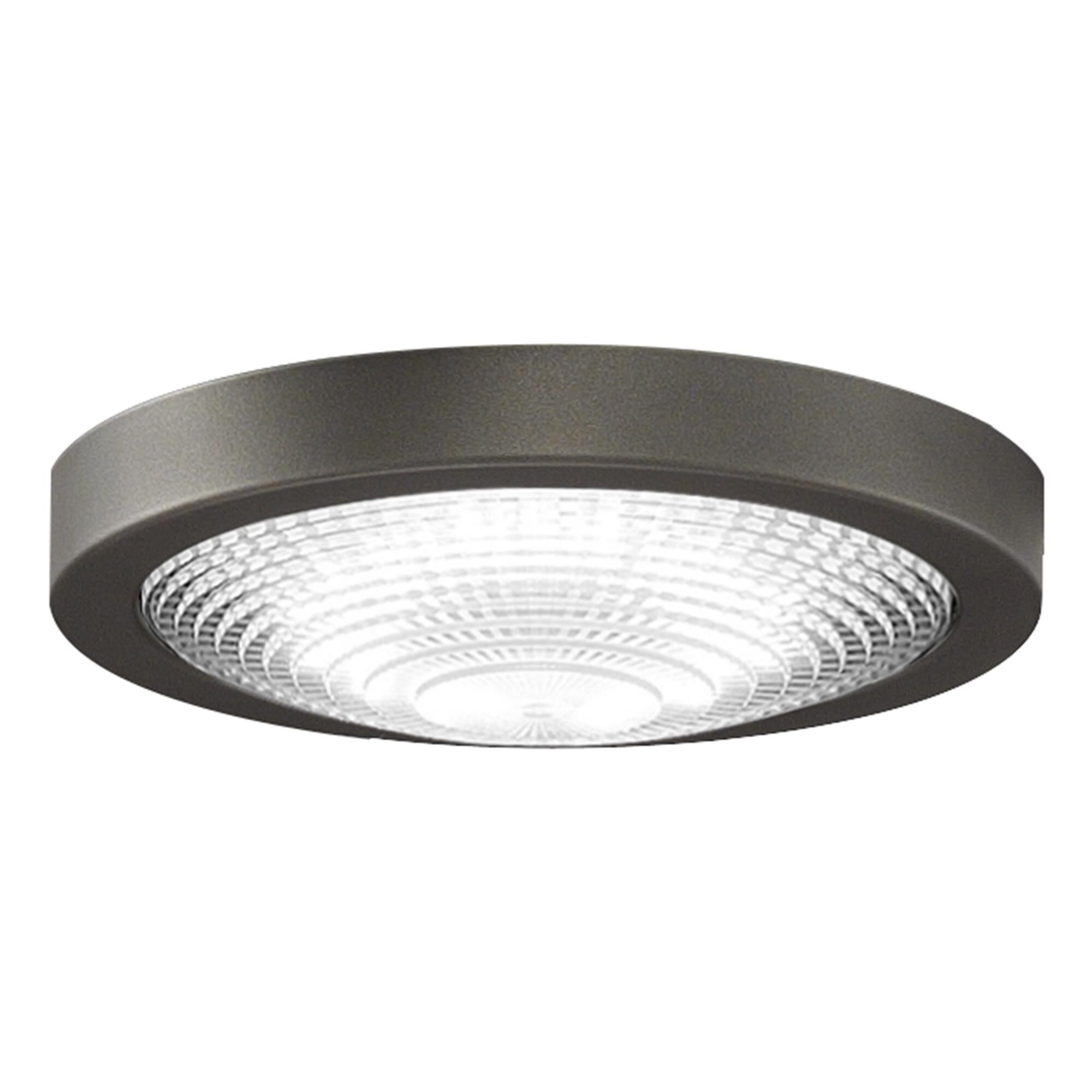 Shown in Matte Greige finish and Frosted Fresnel glass