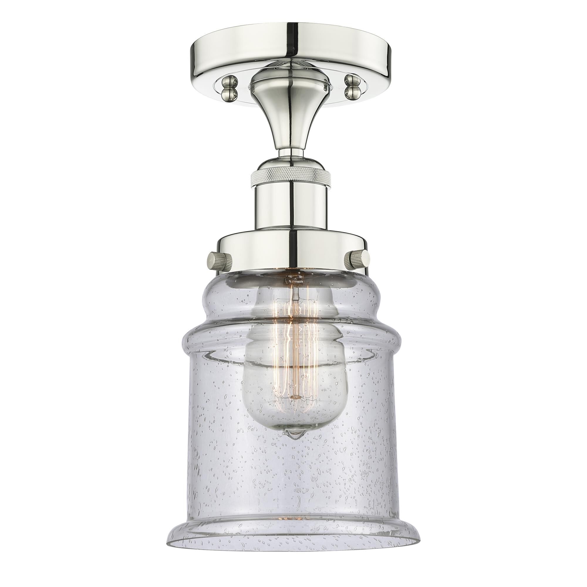 Bruno Marashlian Canton 6 Inch 1 Light Semi Flush Mount by Innovations Lighting