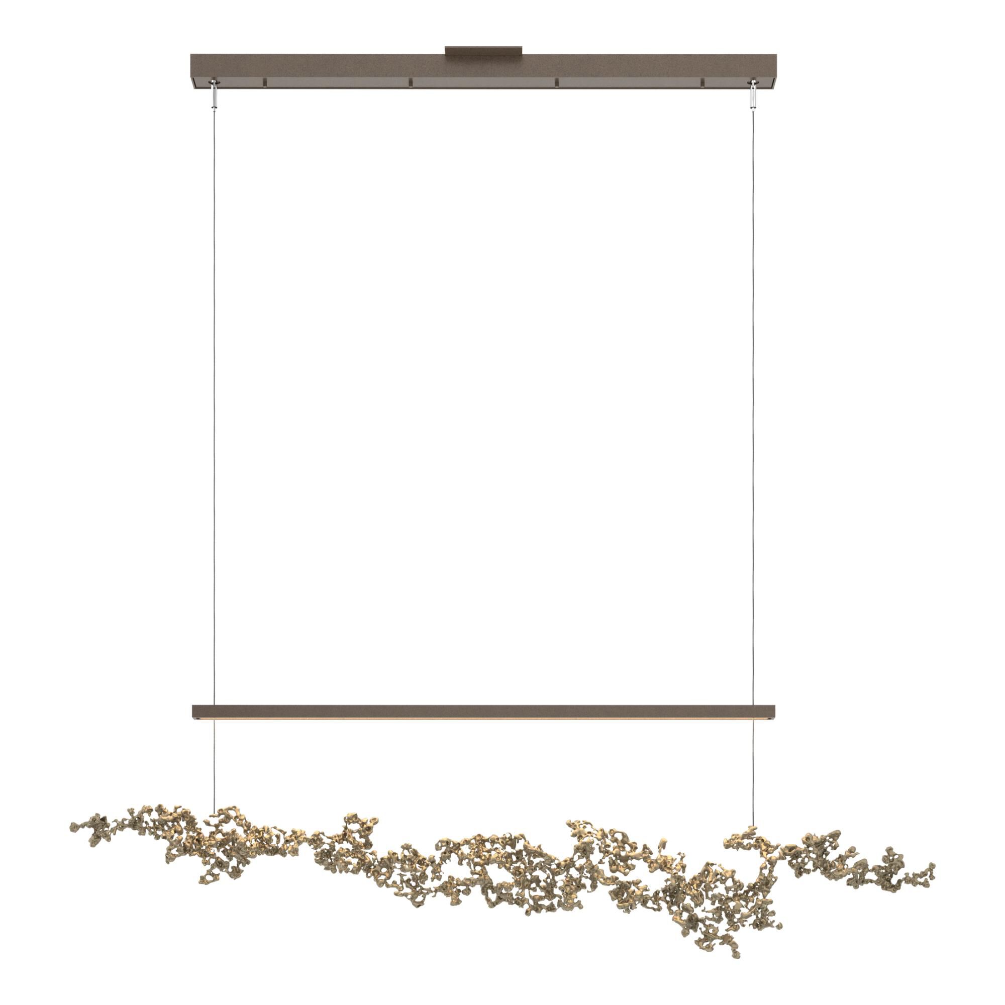 Shown in Bronze finish and Soft Gold Aluminum shade