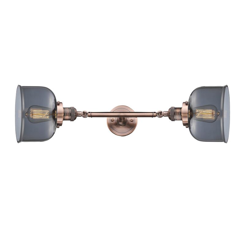 Bruno Marashlian Large Bell 19 Inch 2 Light Bath Vanity Light by Innovations Lighting
