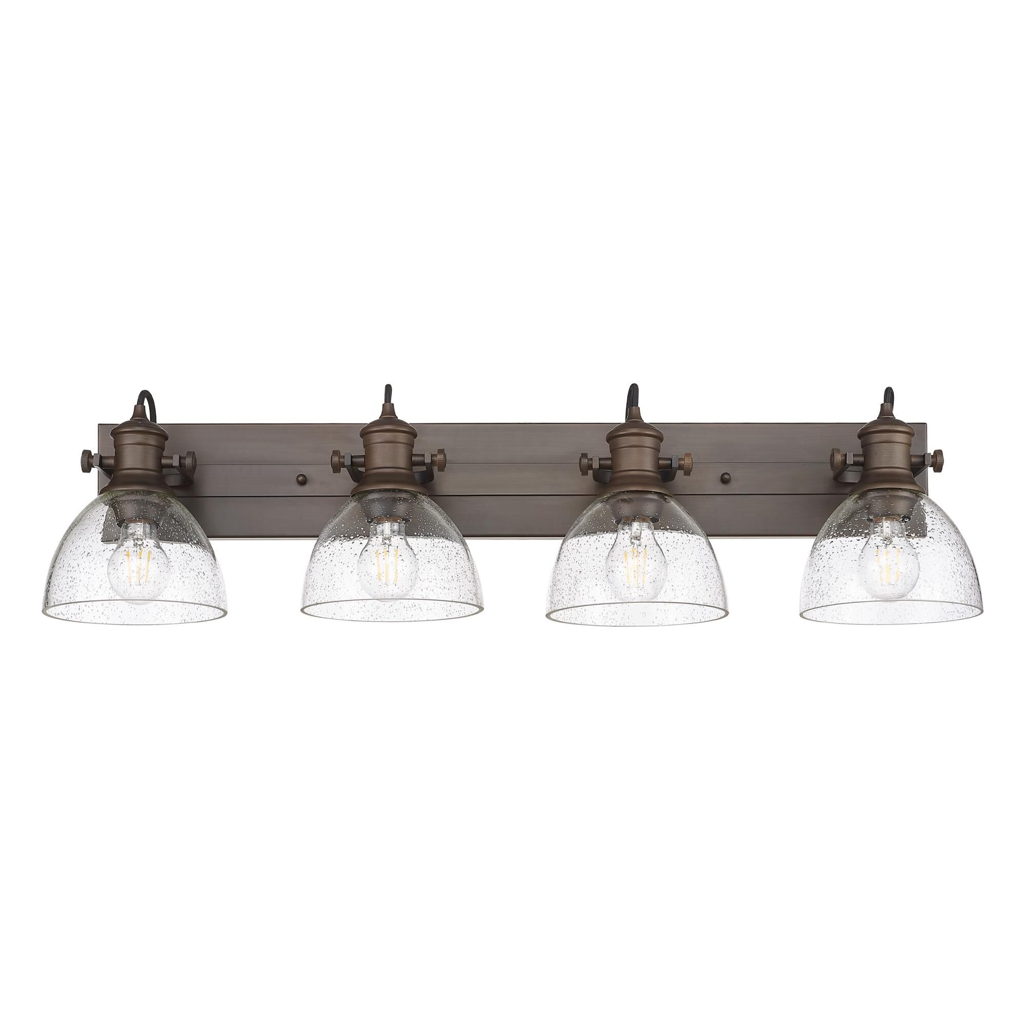 Shown in Seeded Glass finish and Seeded Glass shade