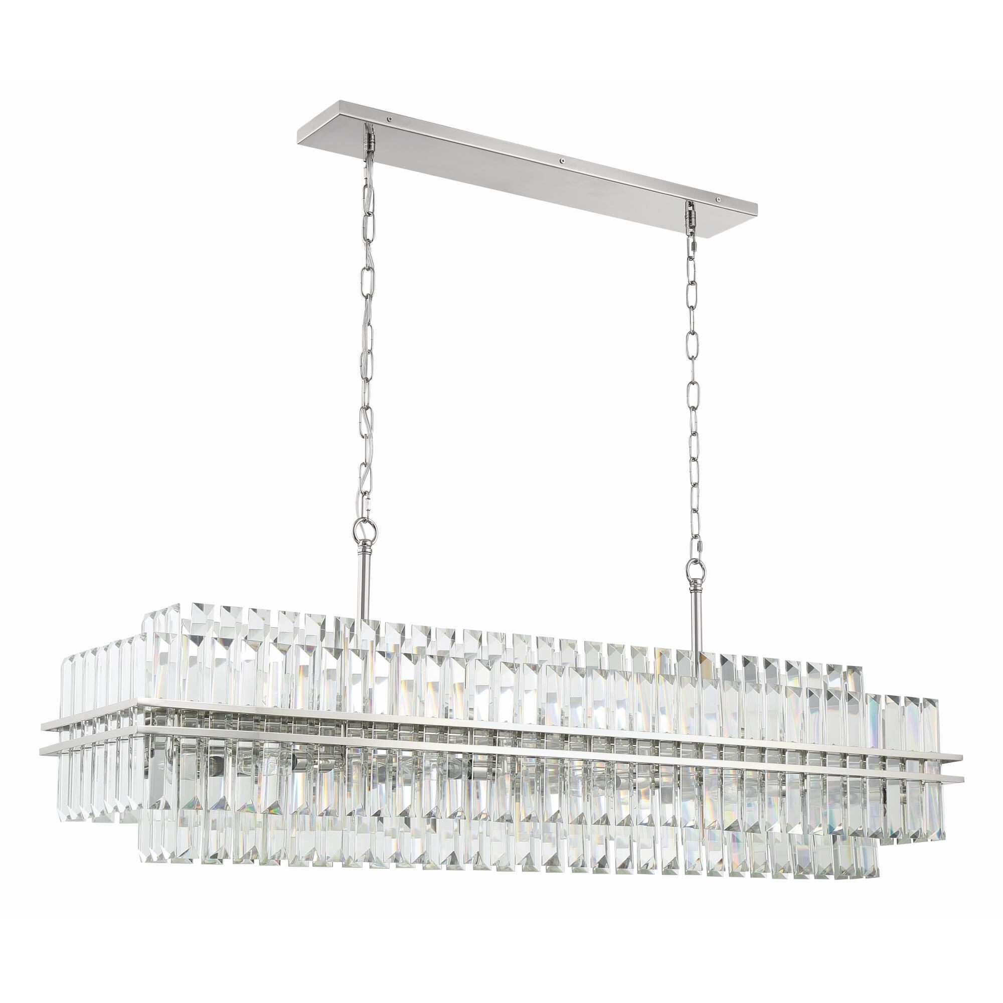 Hayes Linear Suspension Light by Crystorama