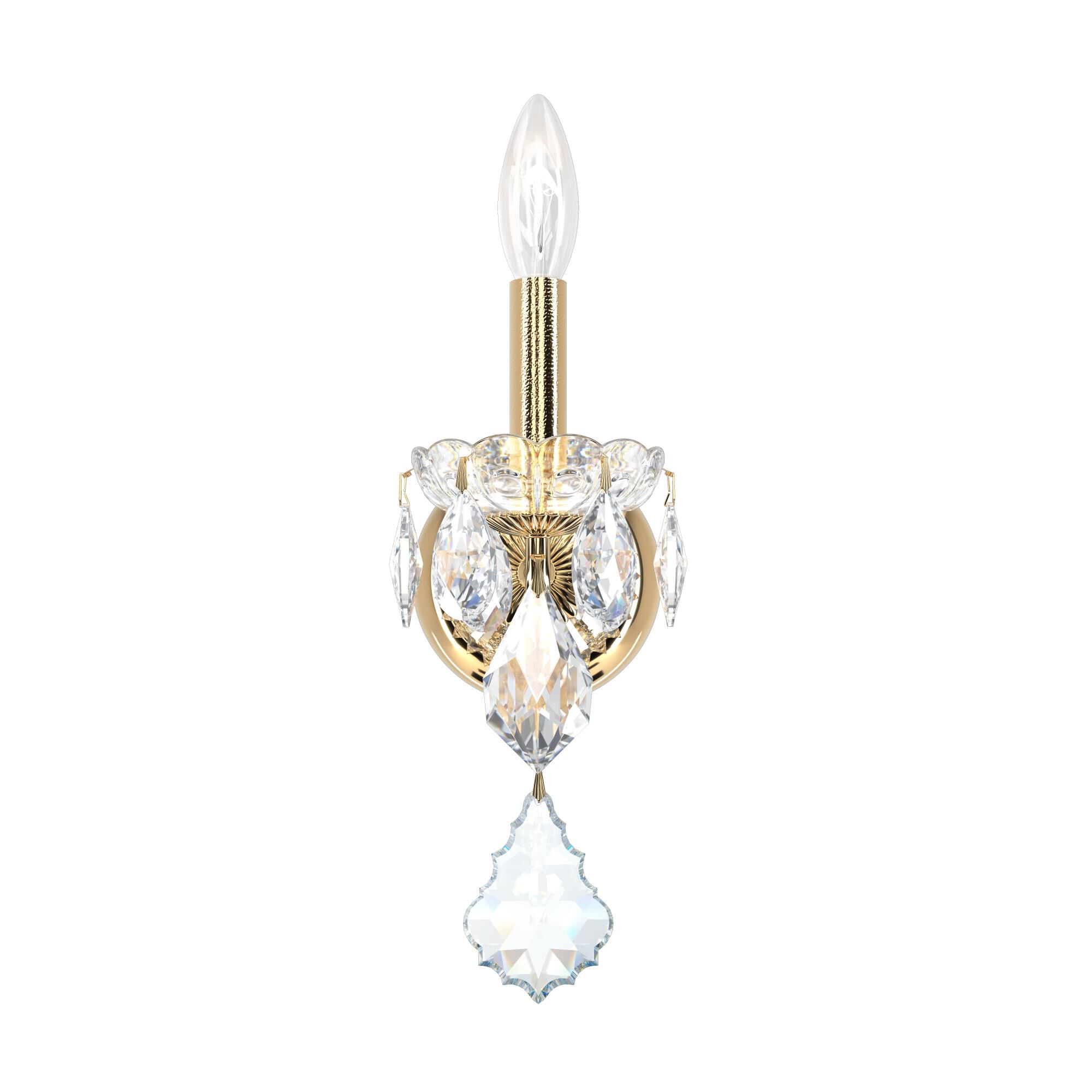 Shown in Aurelia Gold finish and Clear Heritage crystal and Aurelia Gold glass